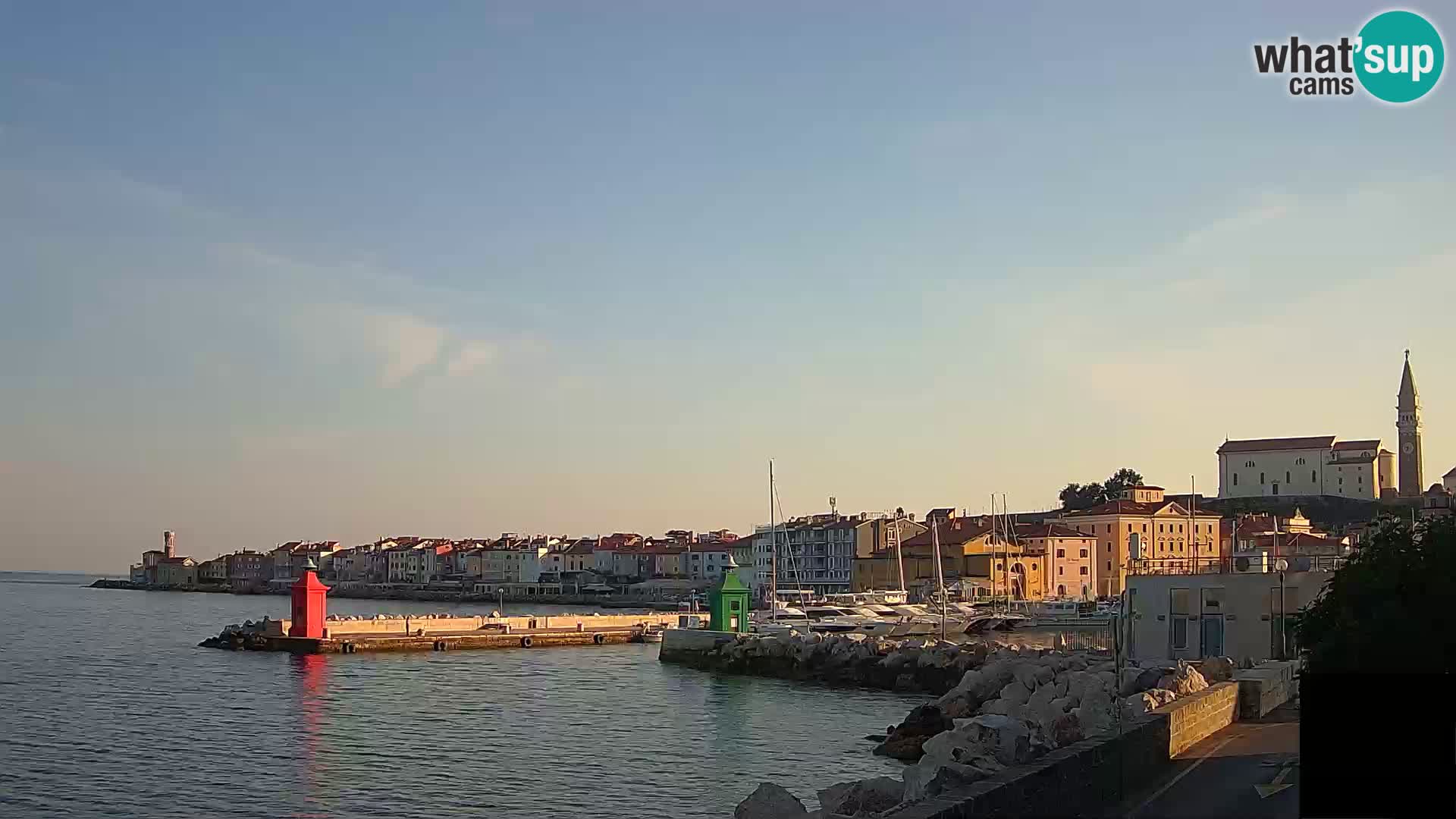 Piran – view to Punta and Mandrač