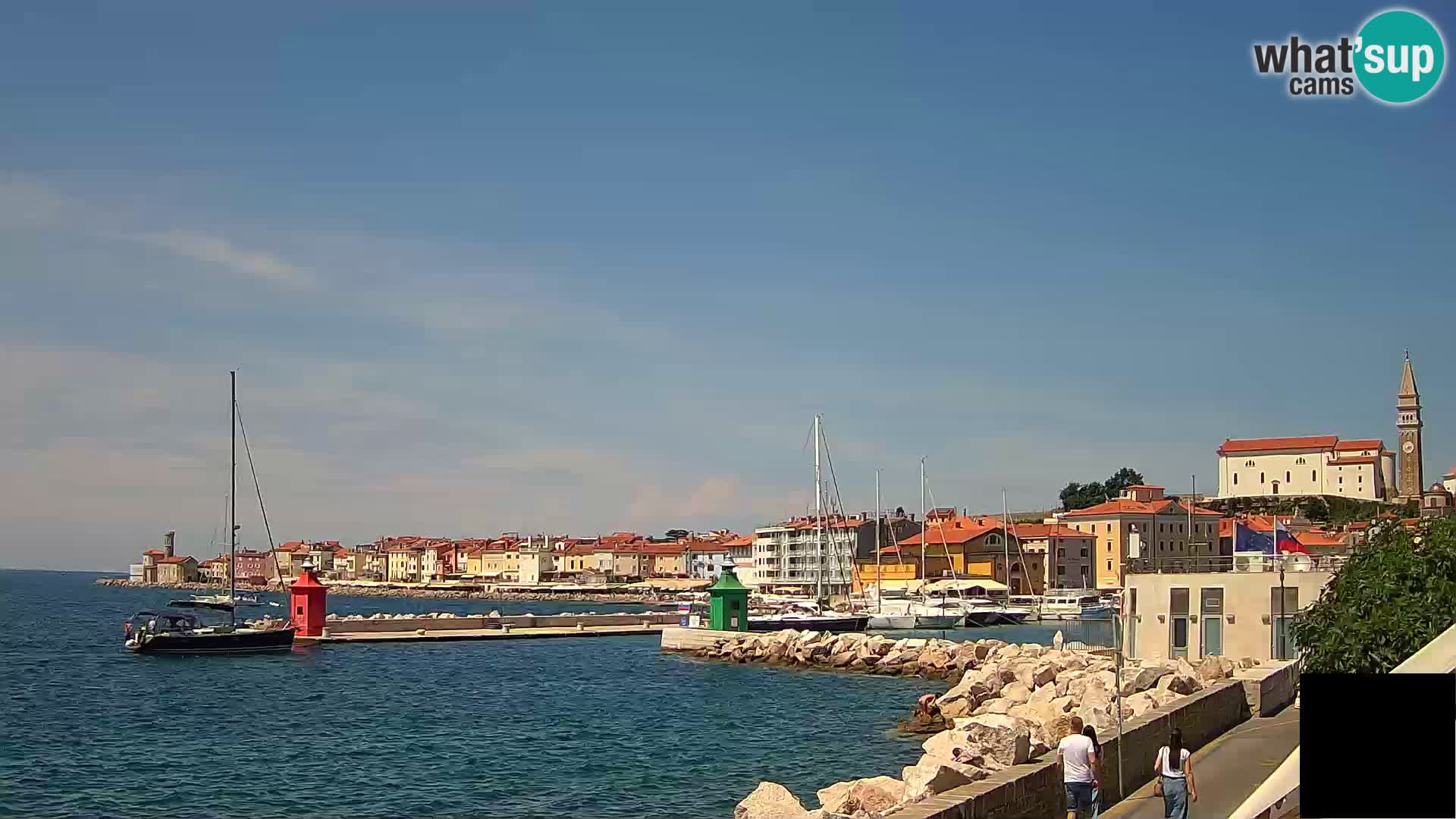 Piran – Pogled proti Punti in Mandraču