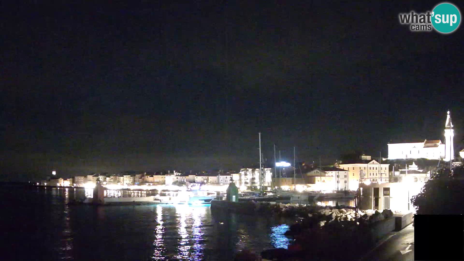 Piran – view to Punta and Mandrač