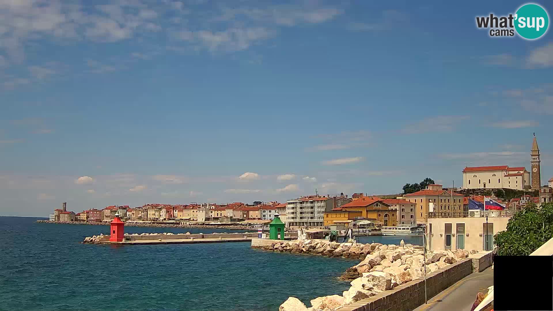 Piran – Pogled proti Punti in Mandraču