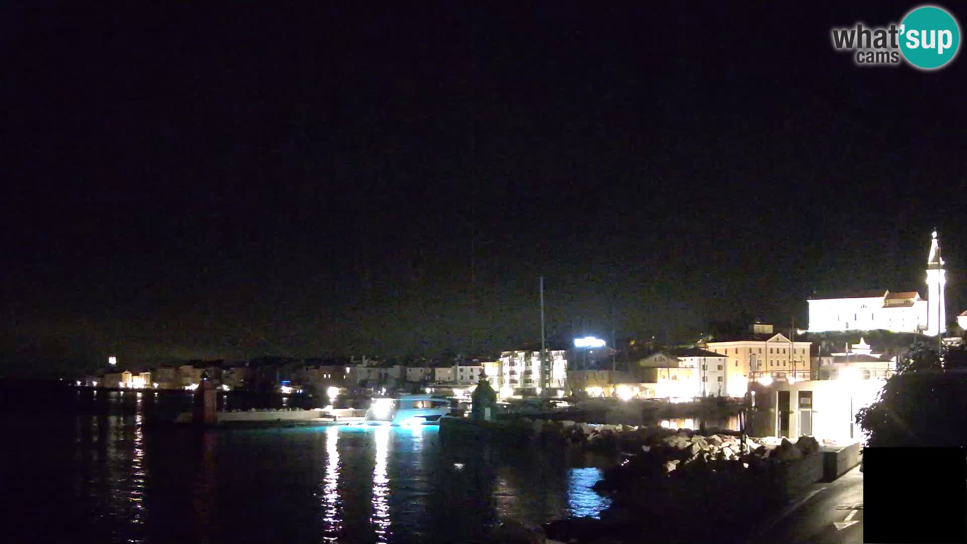 Piran – view to Punta and Mandrač