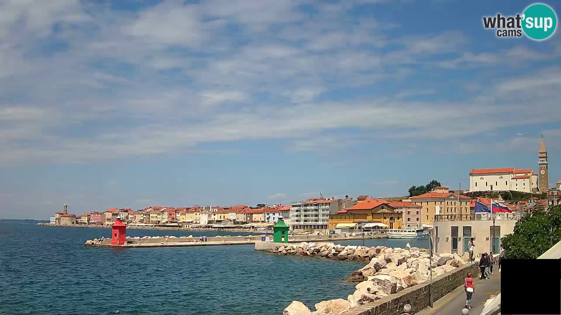Piran – Pogled proti Punti in Mandraču
