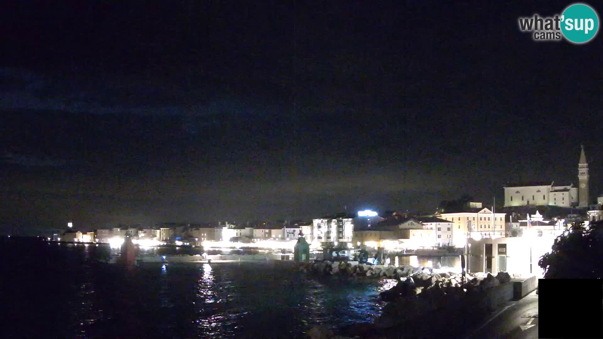 Piran – view to Punta and Mandrač