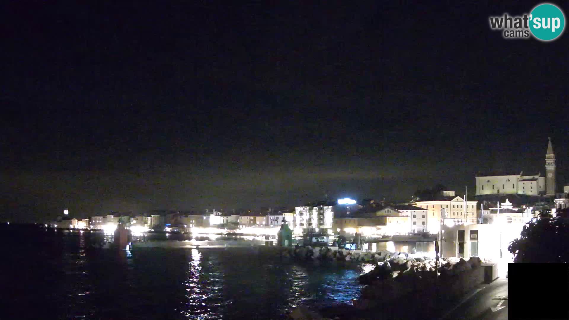 Pirano – vista verso la Punta e il “Mandrač”