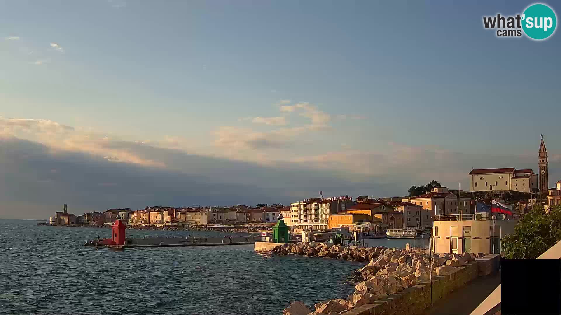 Piran – Pogled proti Punti in Mandraču
