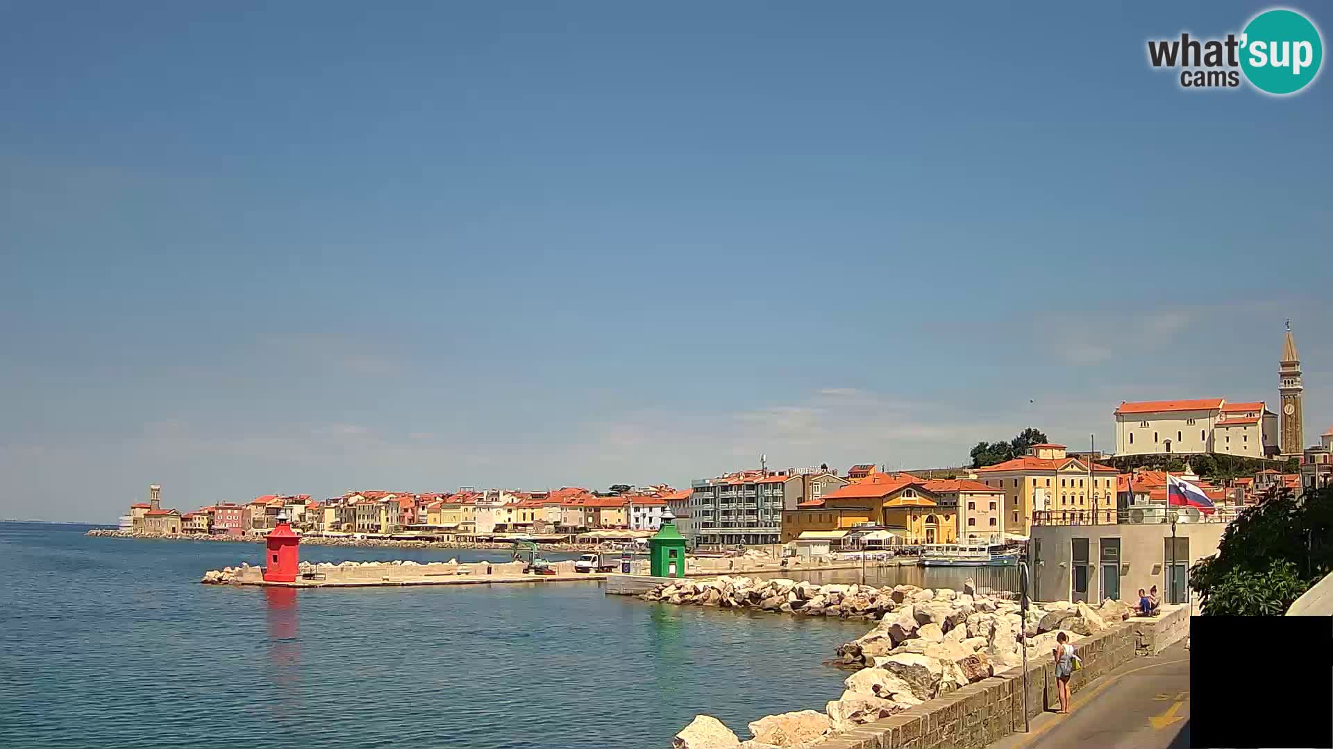 Piran – Pogled proti Punti in Mandraču