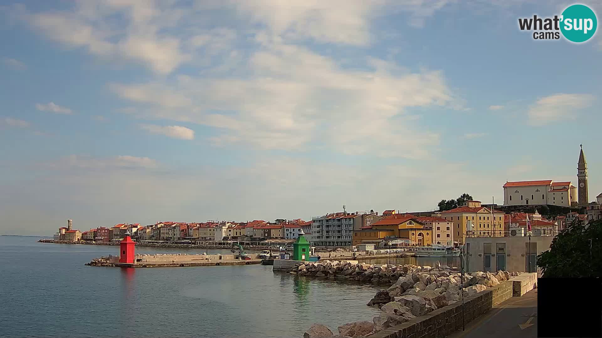 Piran – Pogled proti Punti in Mandraču