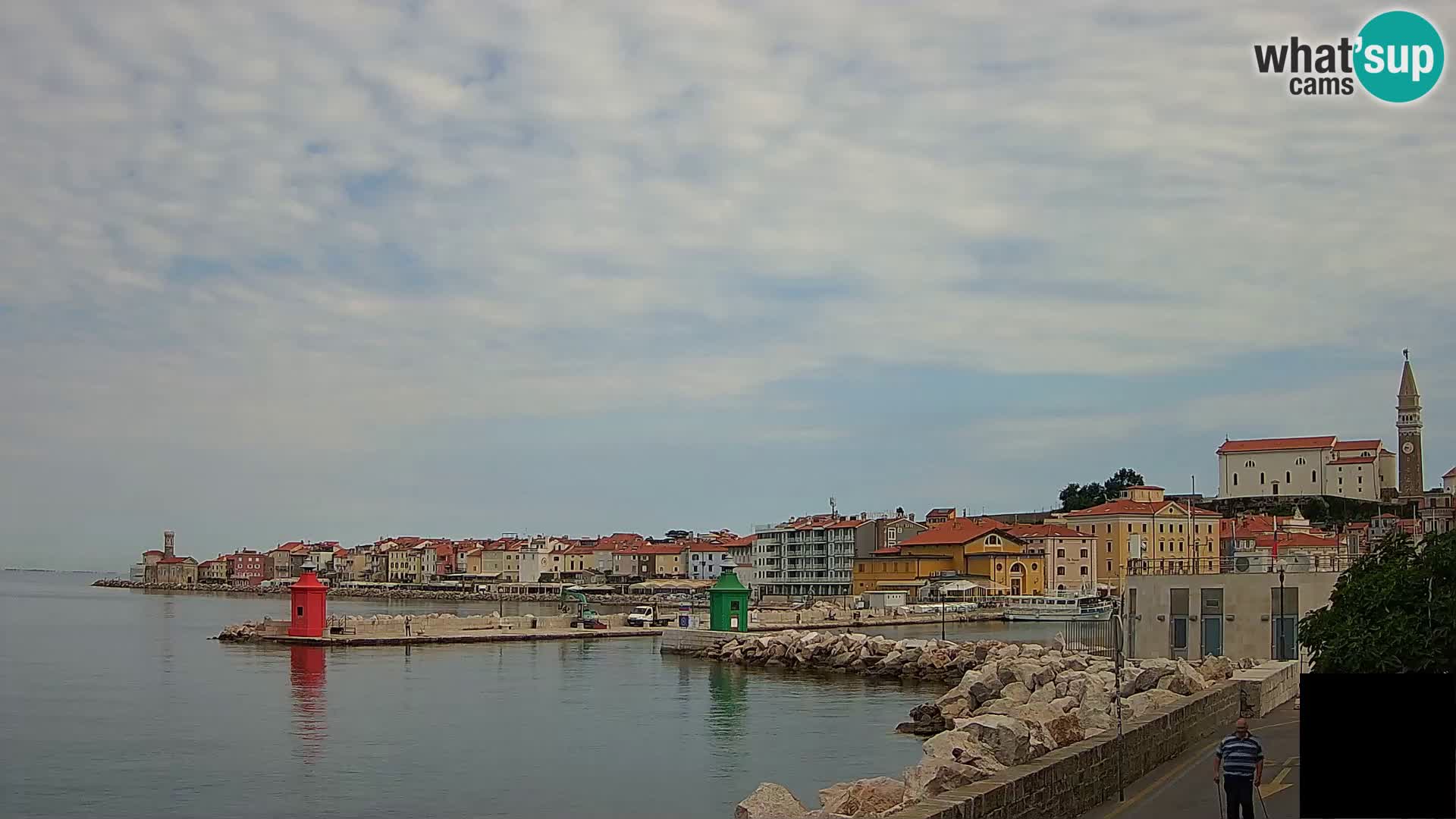 Piran – Pogled proti Punti in Mandraču