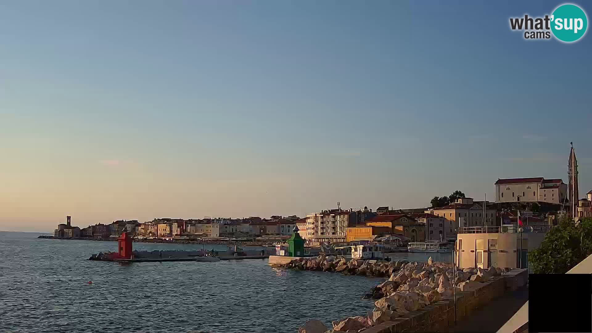 Piran – view to Punta and Mandrač