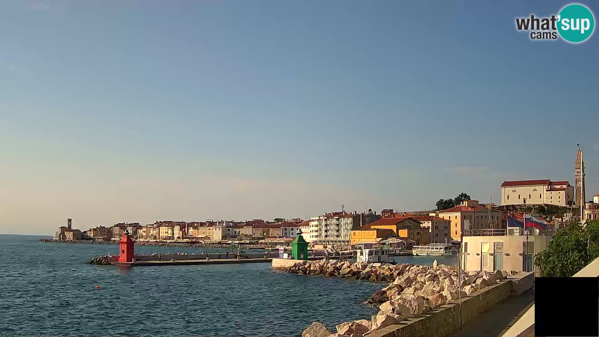 Pirano – vista verso la Punta e il “Mandrač”