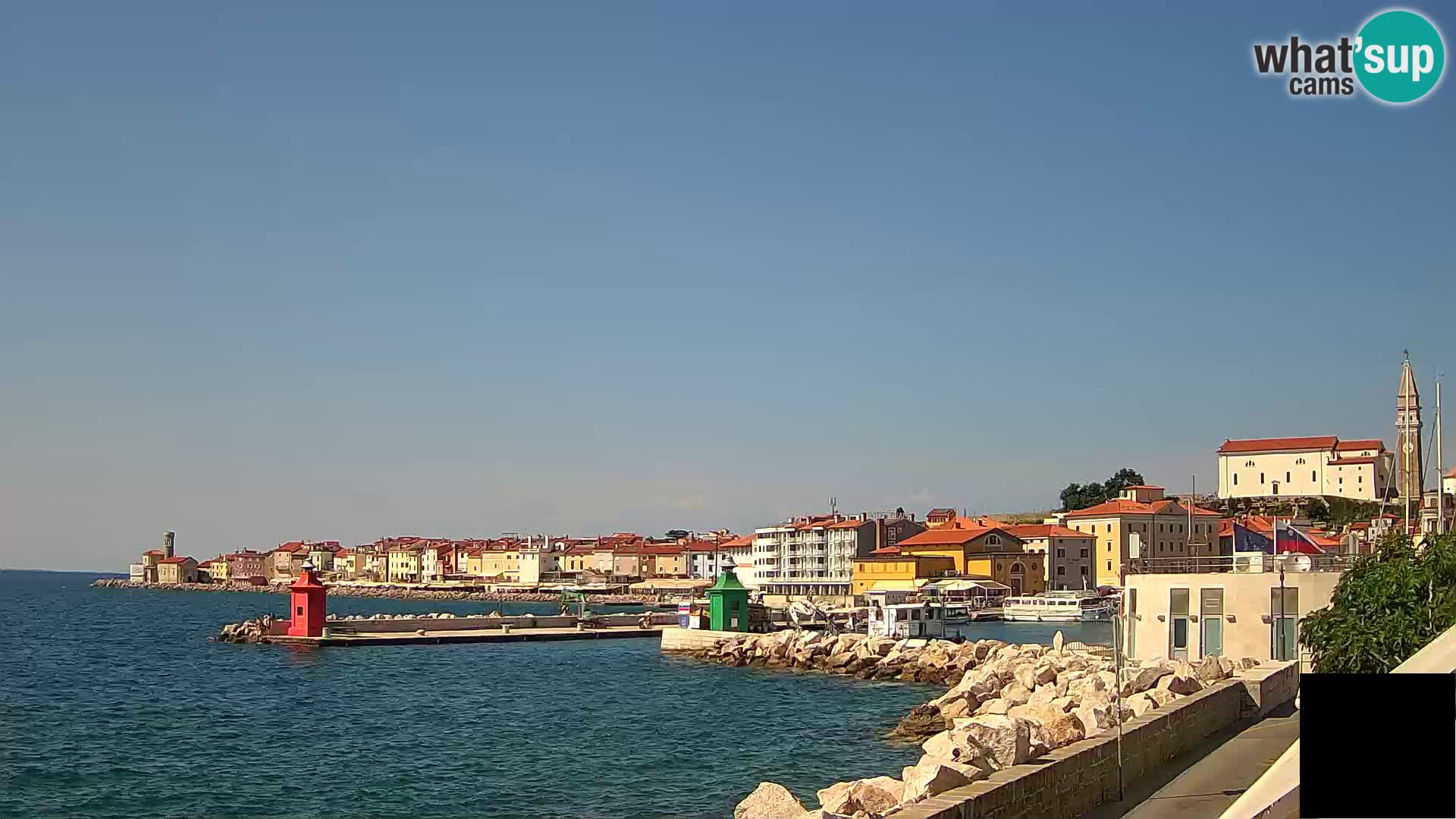 Piran – Pogled proti Punti in Mandraču