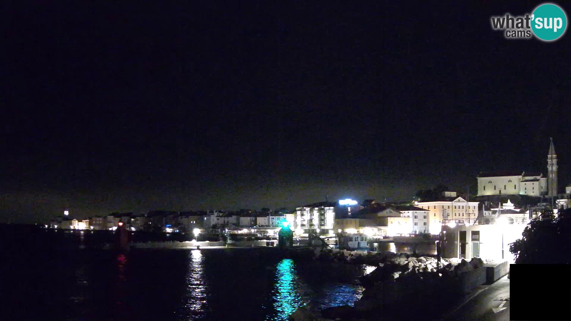 Piran – view to Punta and Mandrač