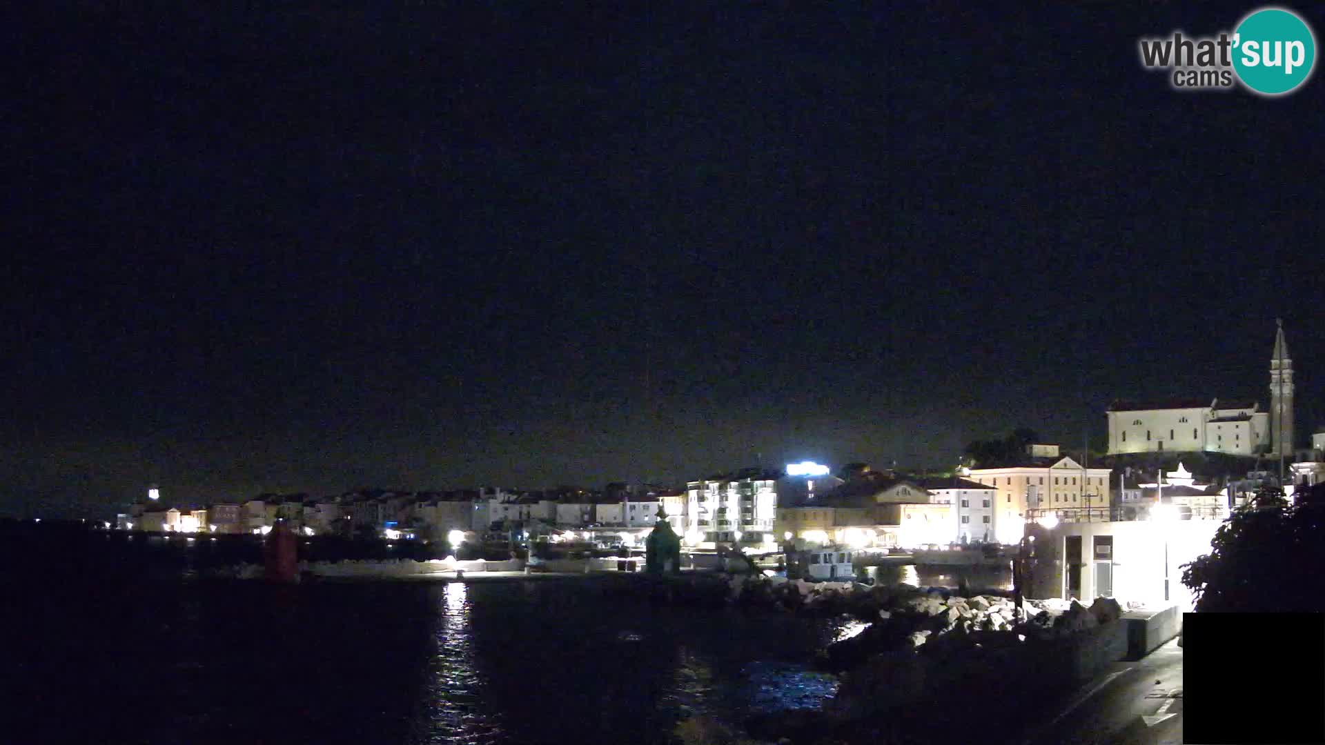 Piran – view to Punta and Mandrač