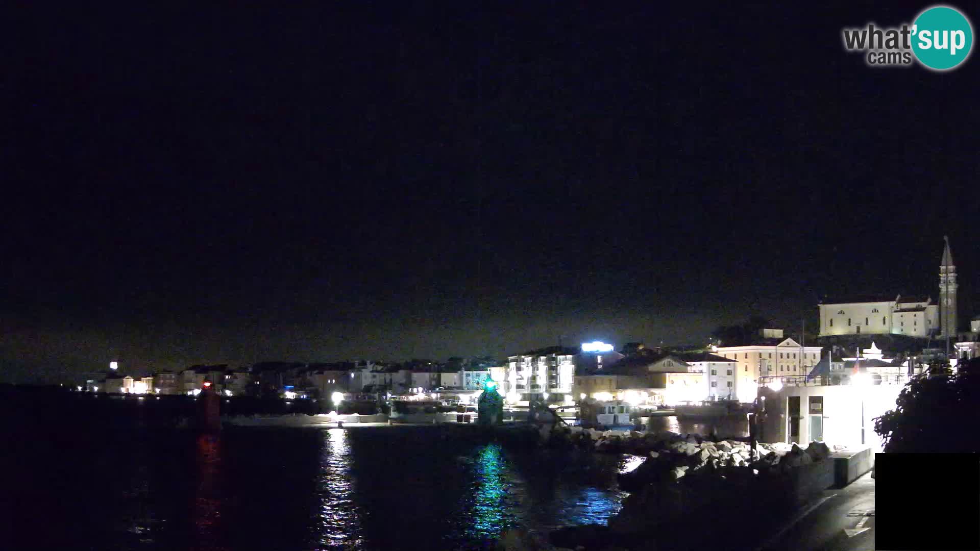 Piran – view to Punta and Mandrač
