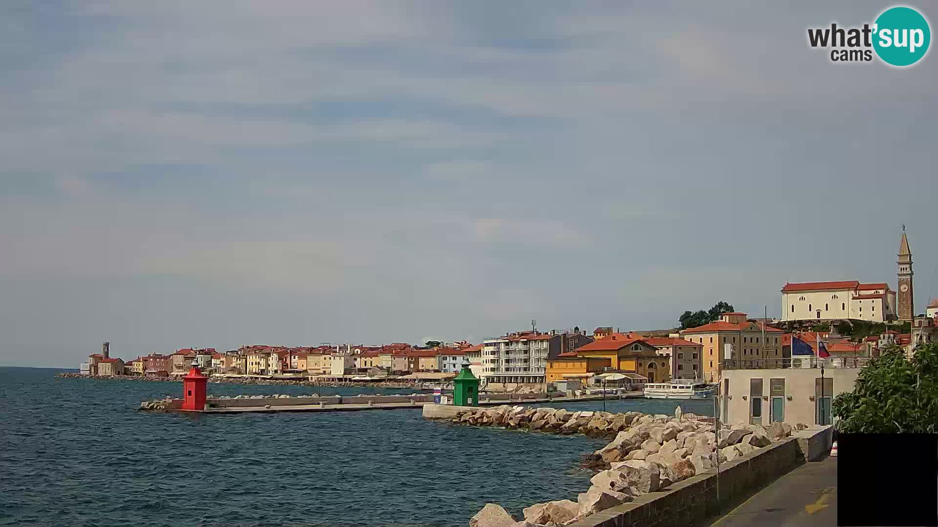 Pirano – vista verso la Punta e il “Mandrač”