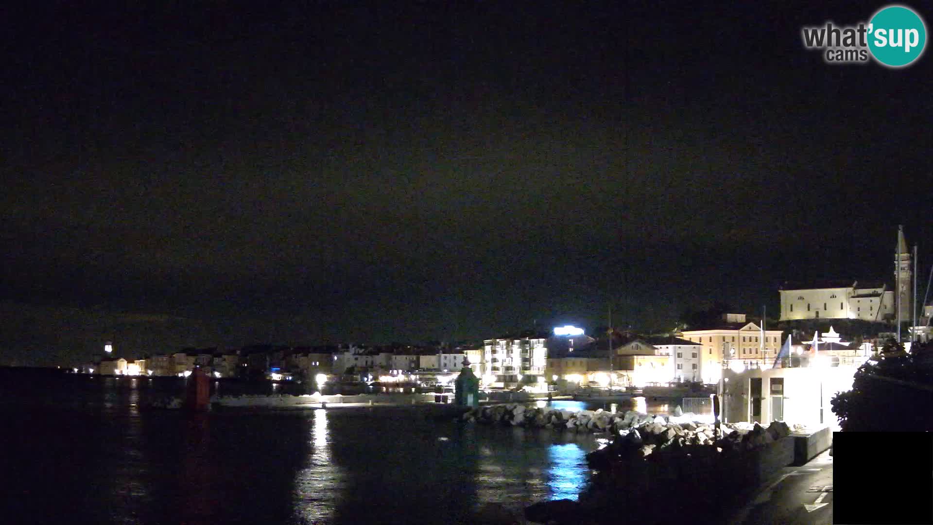 Piran – view to Punta and Mandrač