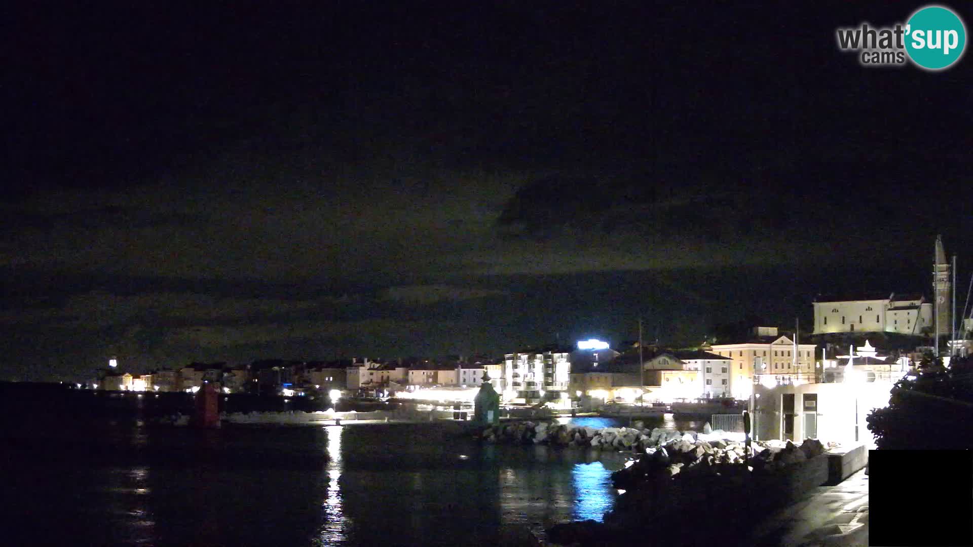Piran – view to Punta and Mandrač