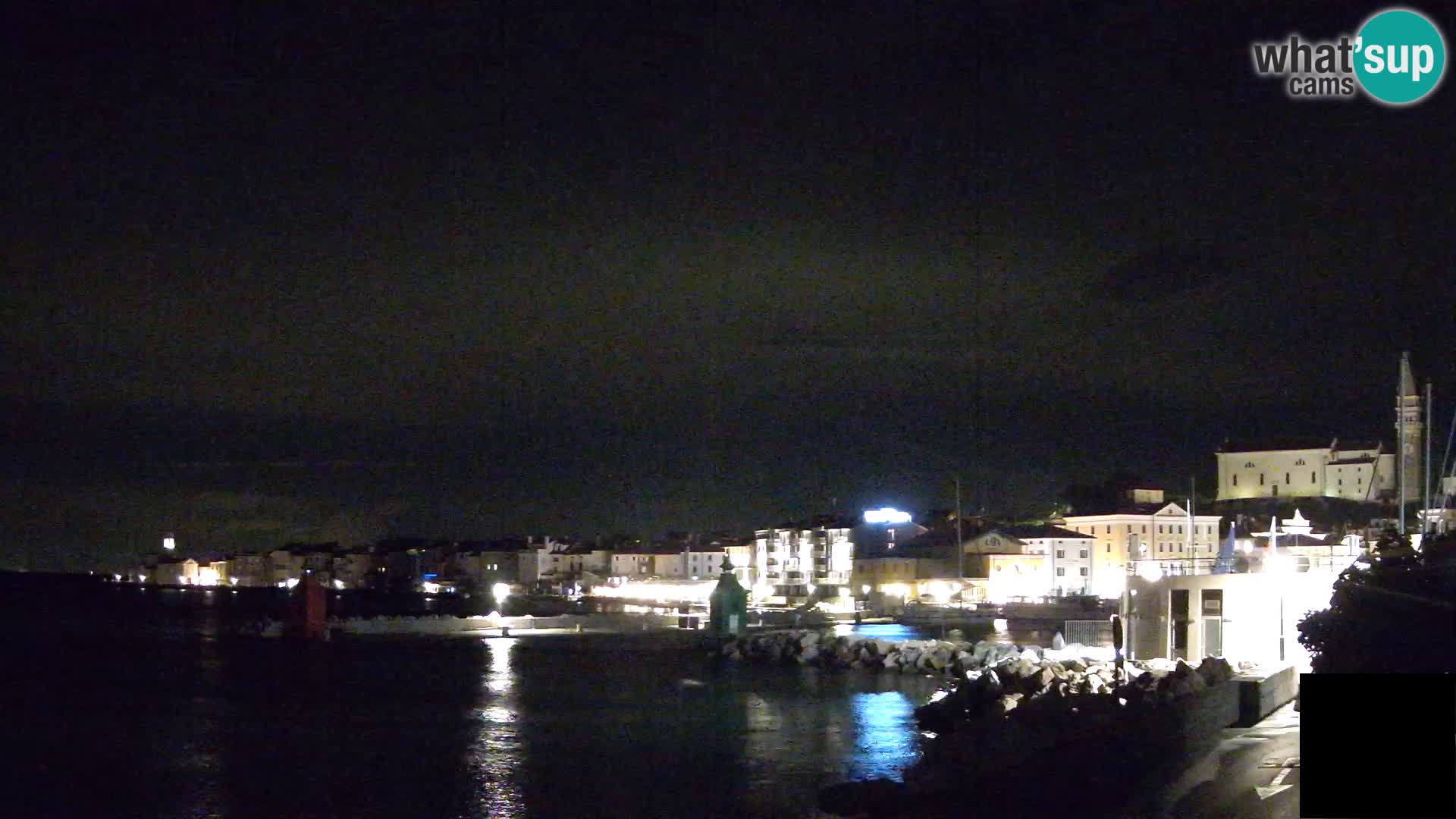 Pirano – vista verso la Punta e il “Mandrač”