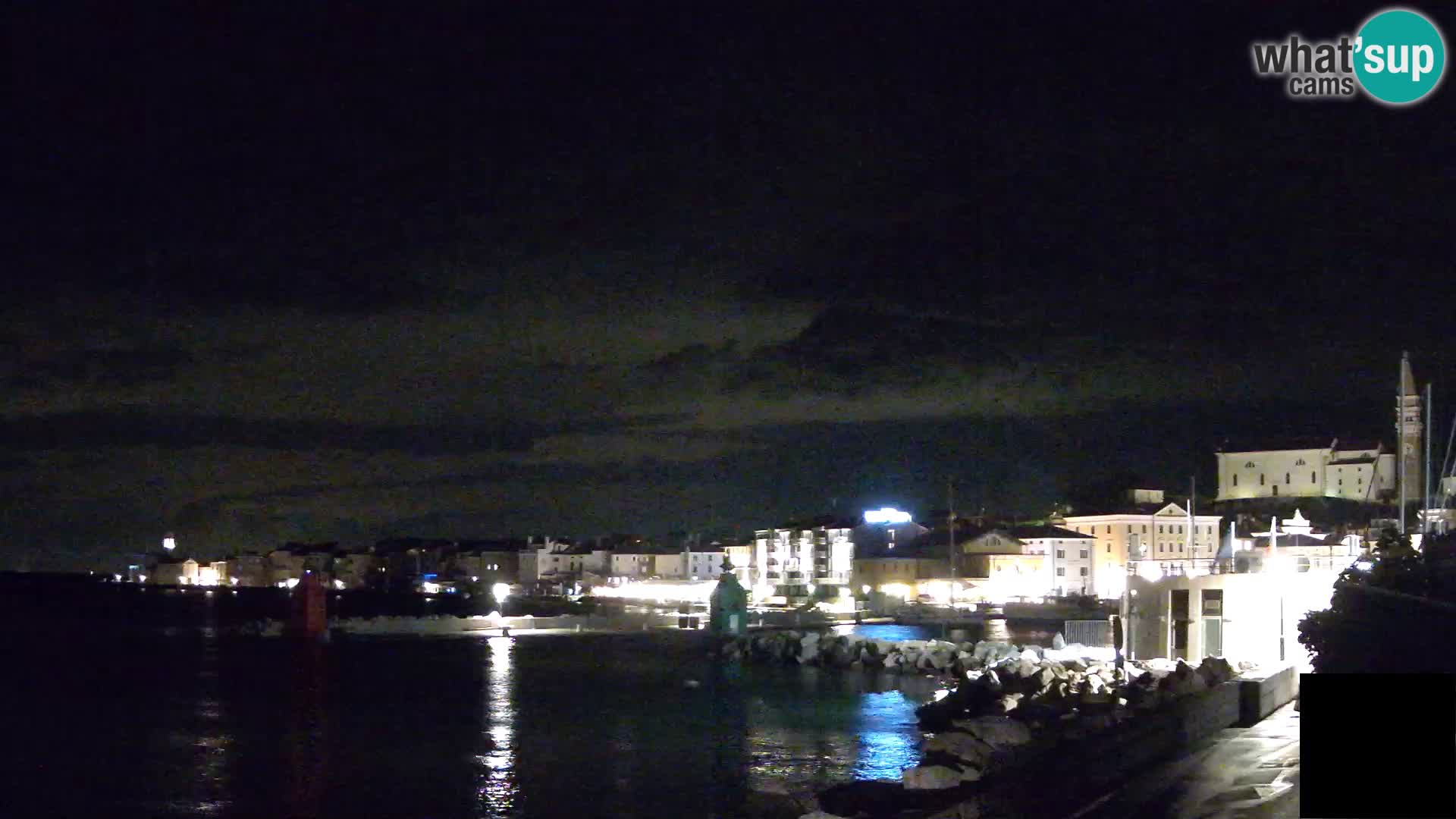 Piran – view to Punta and Mandrač