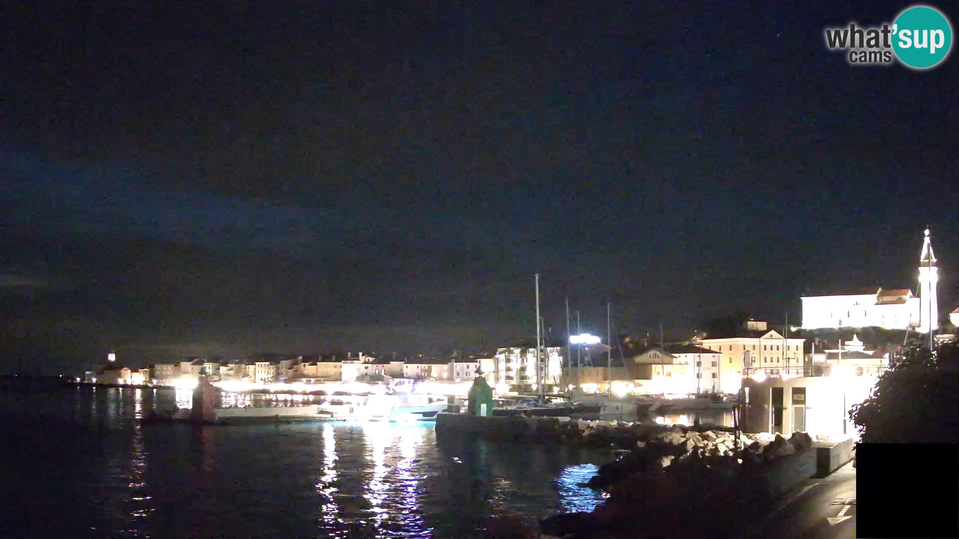 Piran – view to Punta and Mandrač