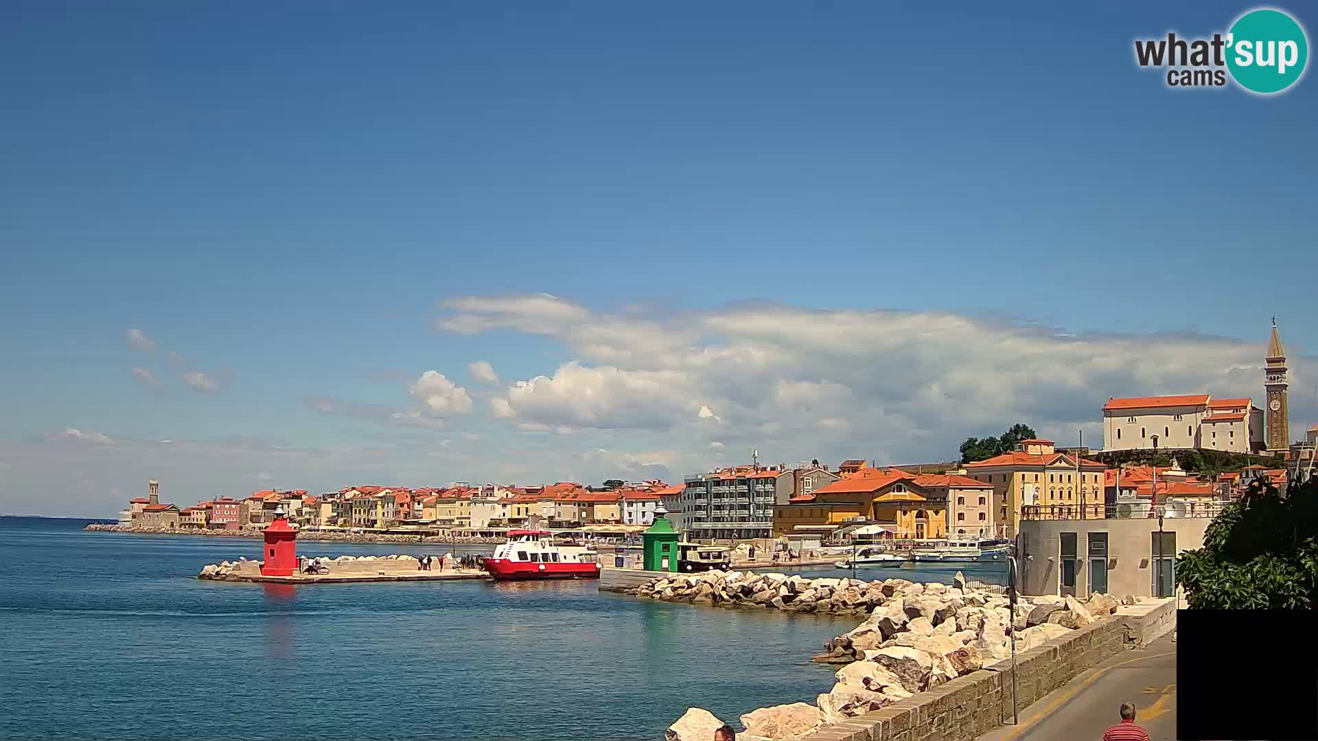 Piran – Pogled proti Punti in Mandraču