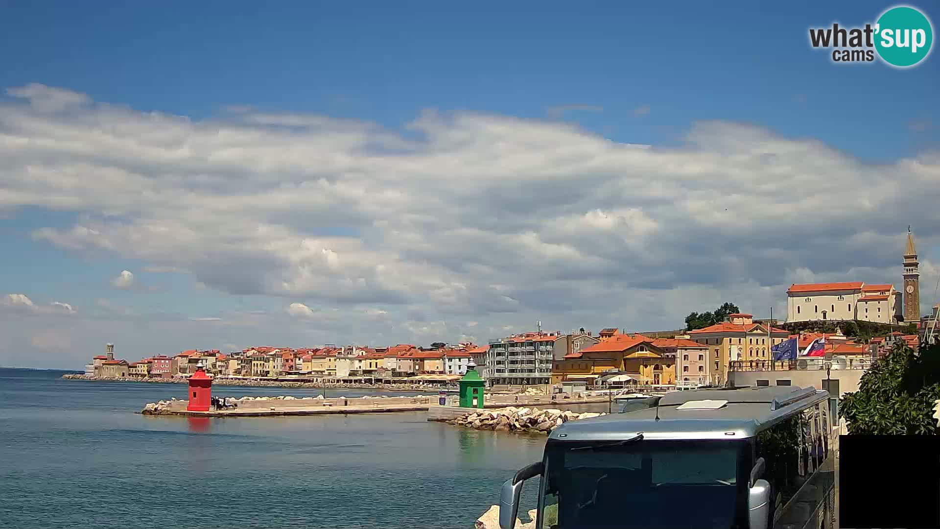 Piran – Pogled proti Punti in Mandraču