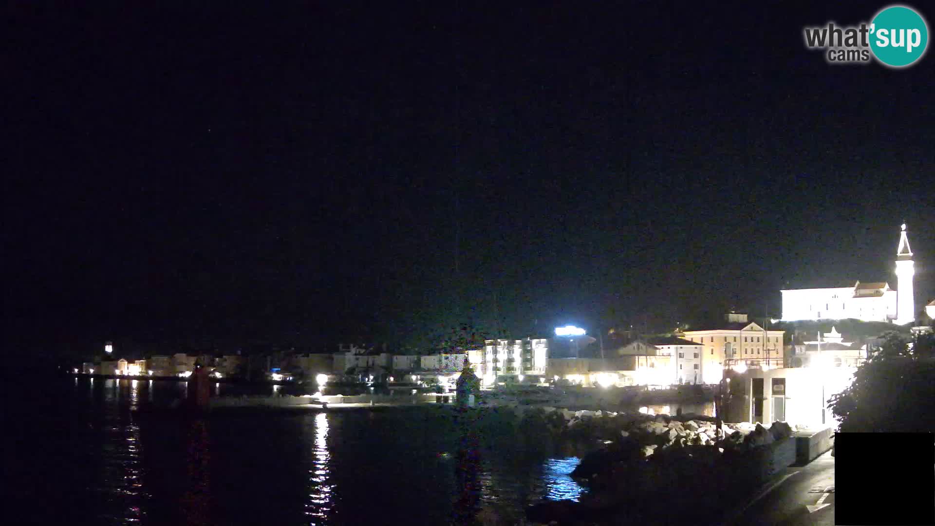 Piran – view to Punta and Mandrač