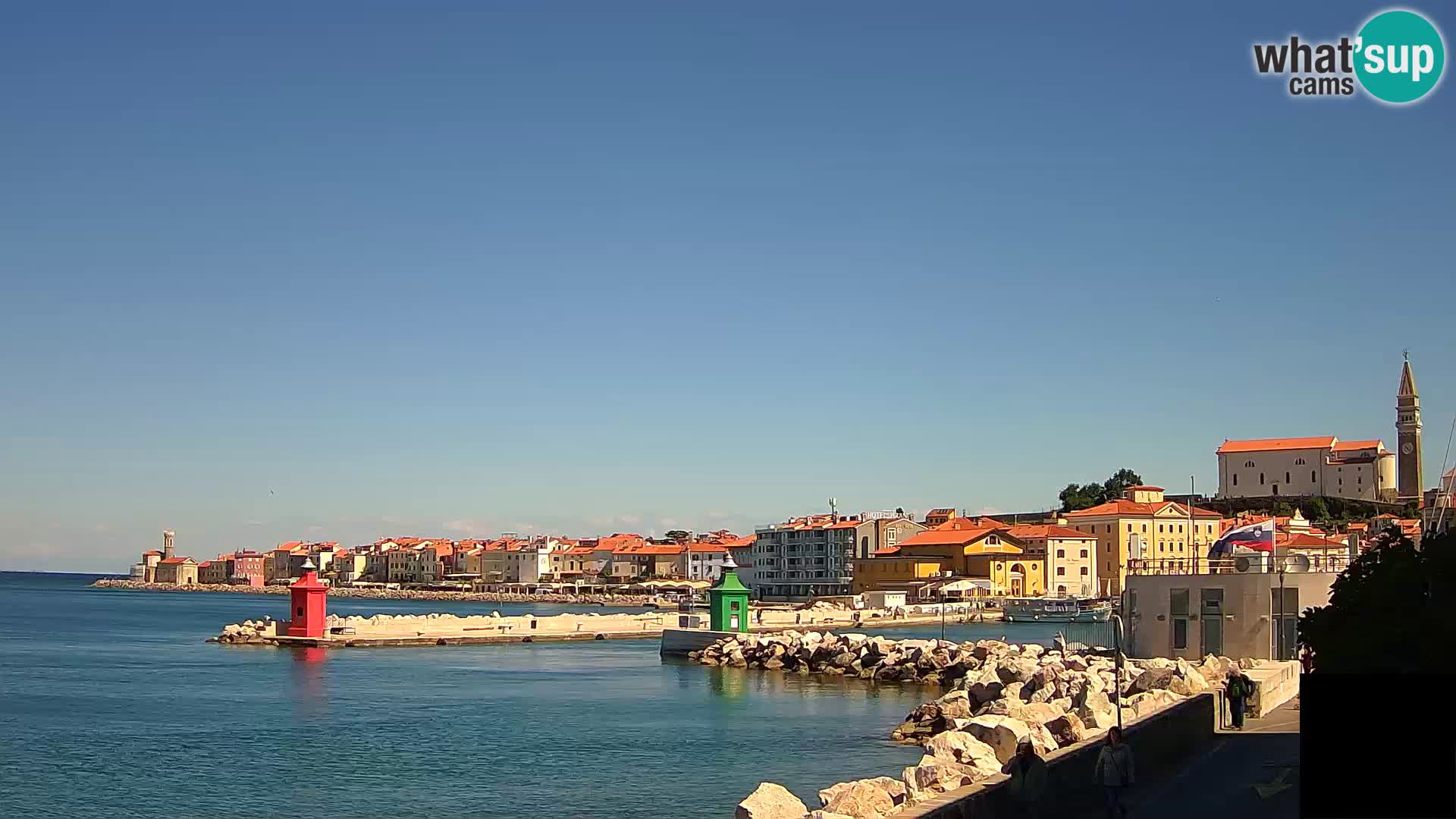 Piran – Pogled proti Punti in Mandraču