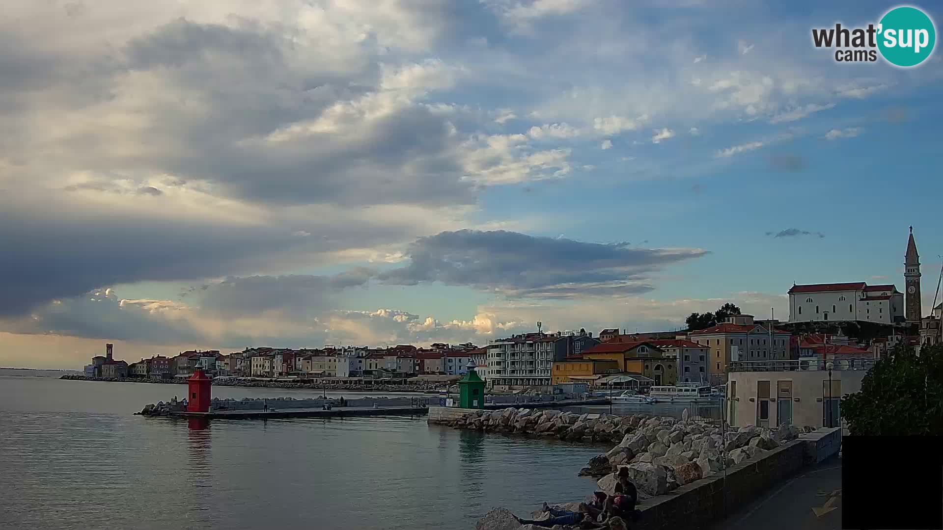 Pirano – vista verso la Punta e il “Mandrač”