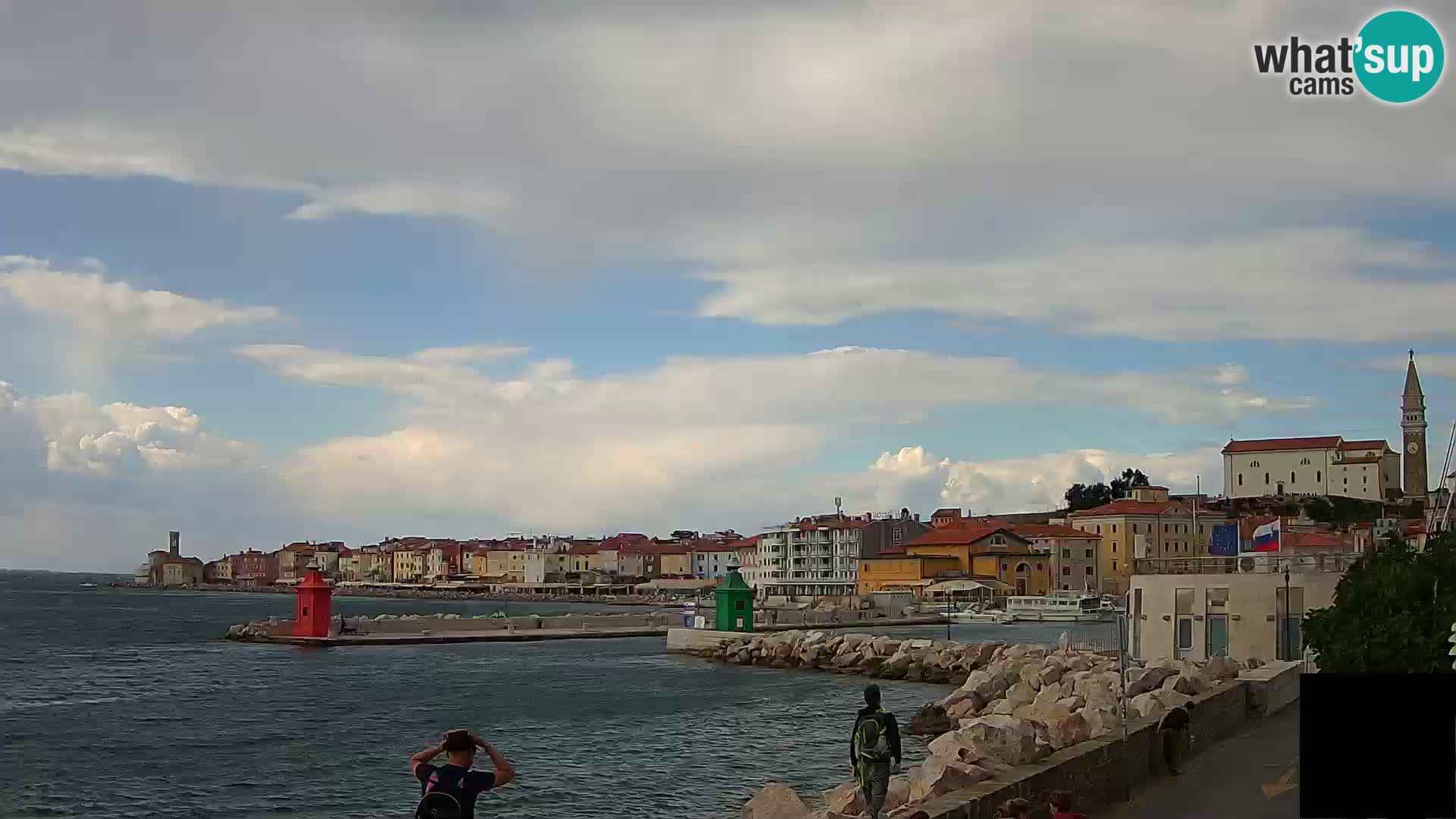 Pirano – vista verso la Punta e il “Mandrač”