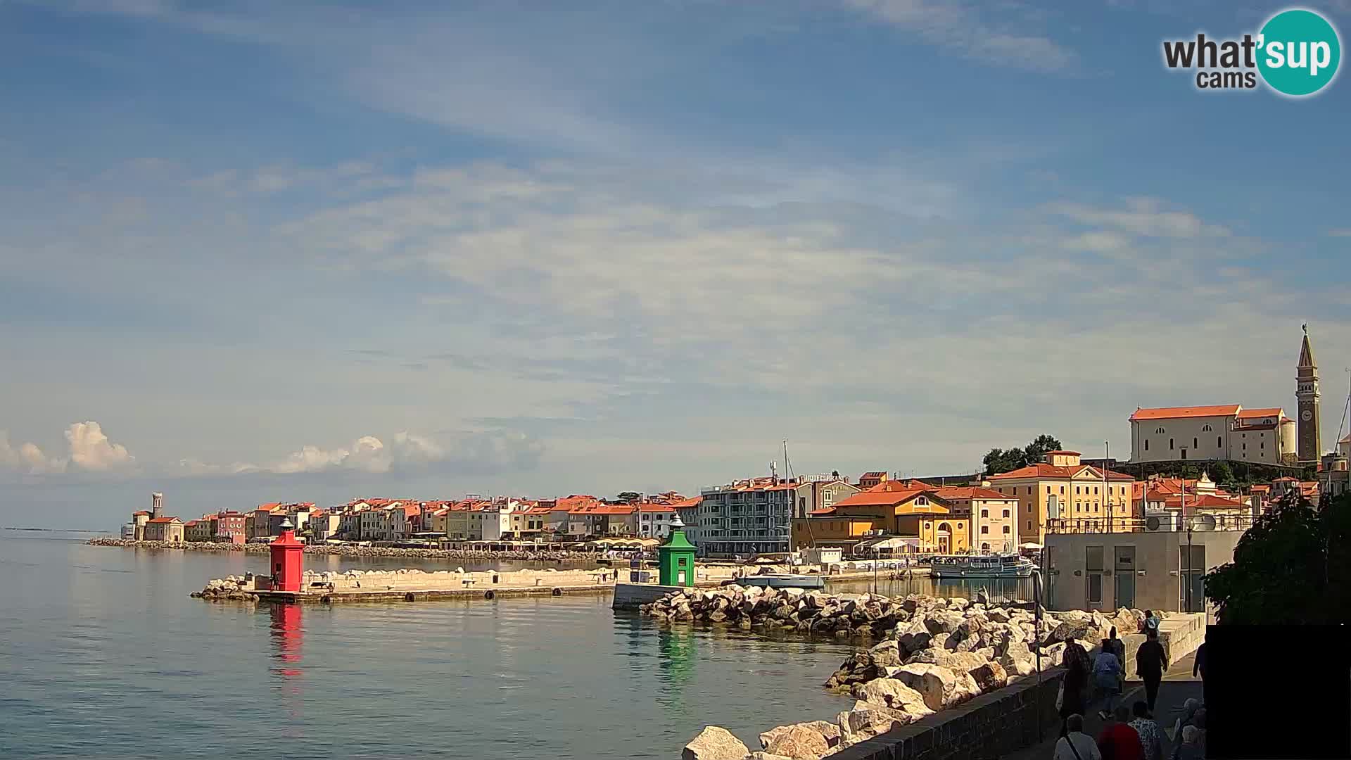 Piran – view to Punta and Mandrač