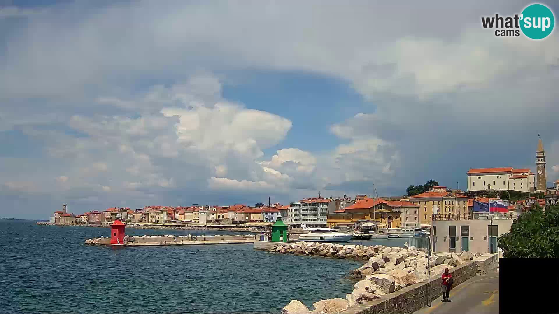Piran – Pogled proti Punti in Mandraču