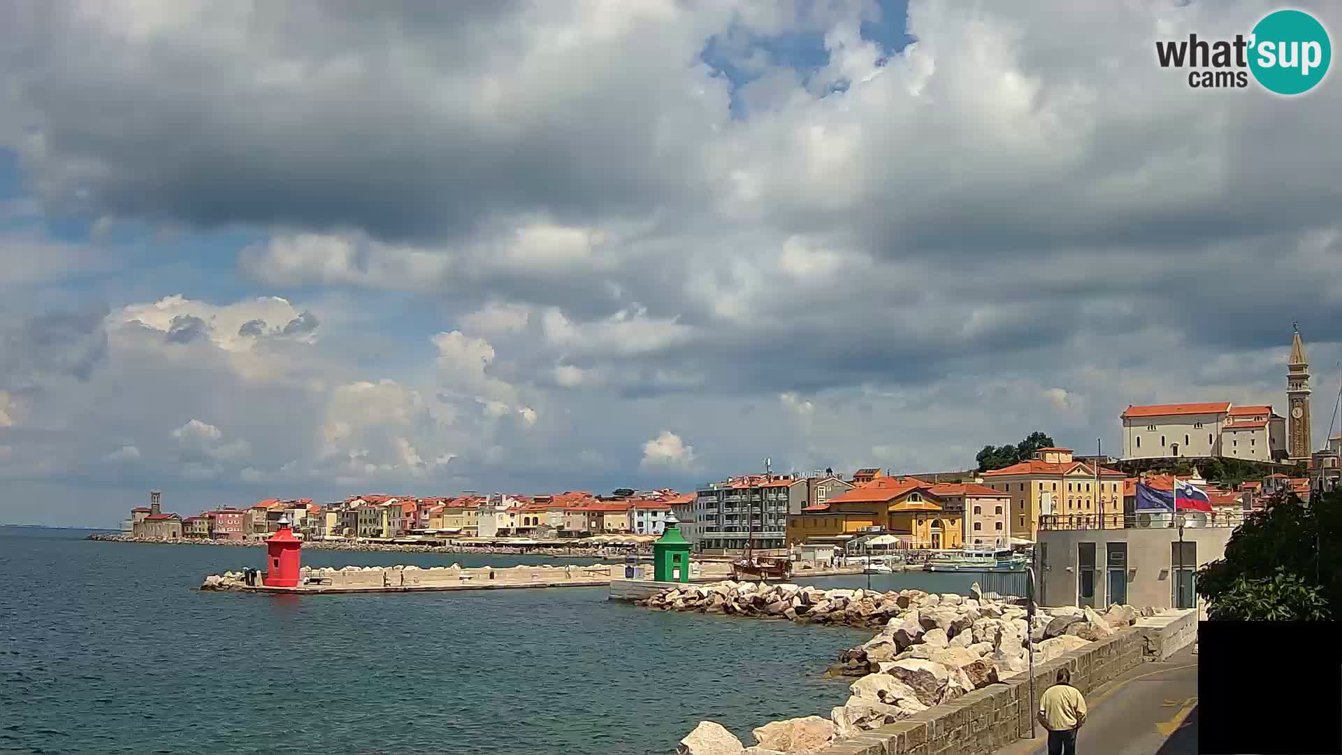 Piran – Pogled proti Punti in Mandraču