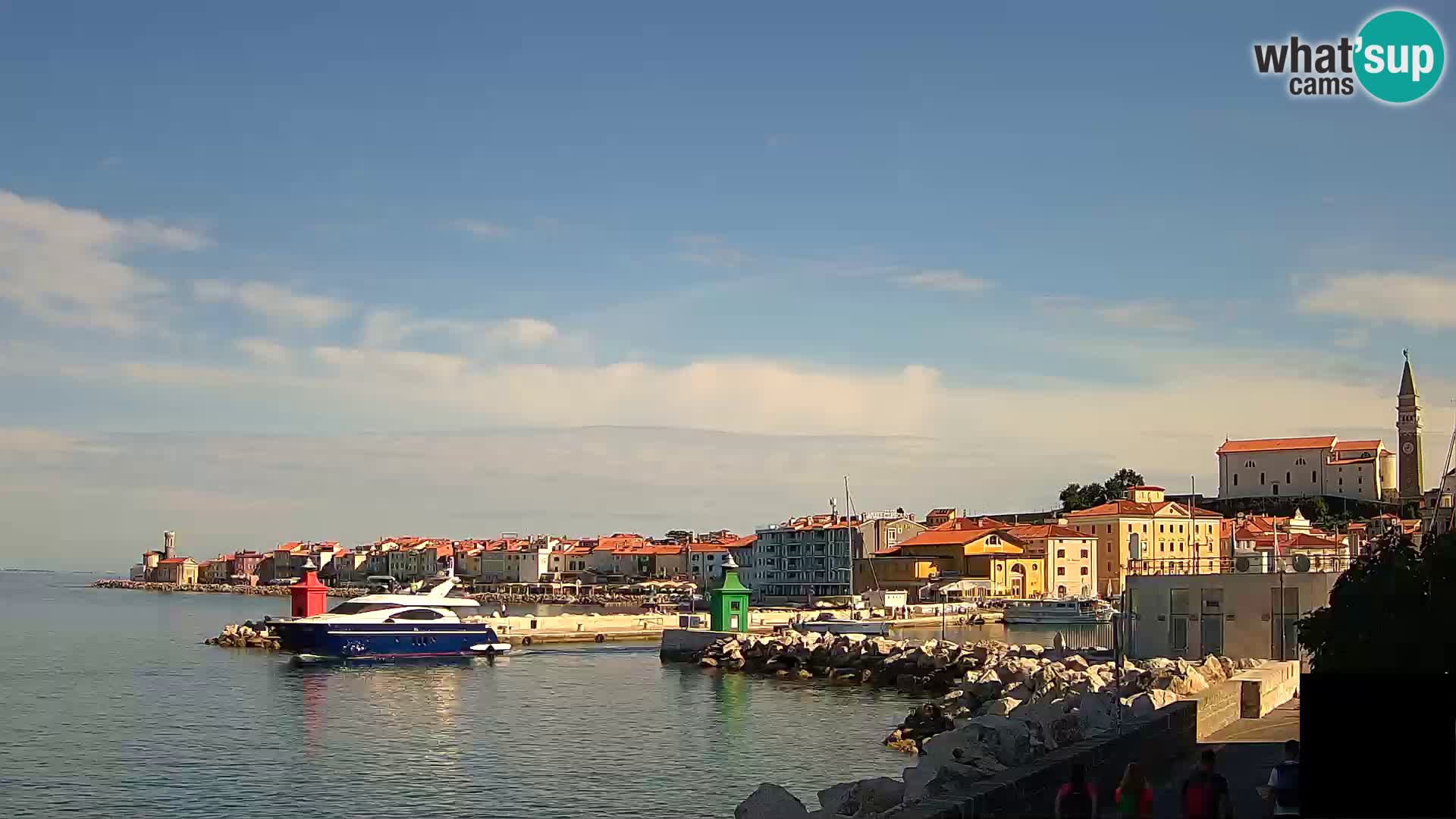 Piran – view to Punta and Mandrač