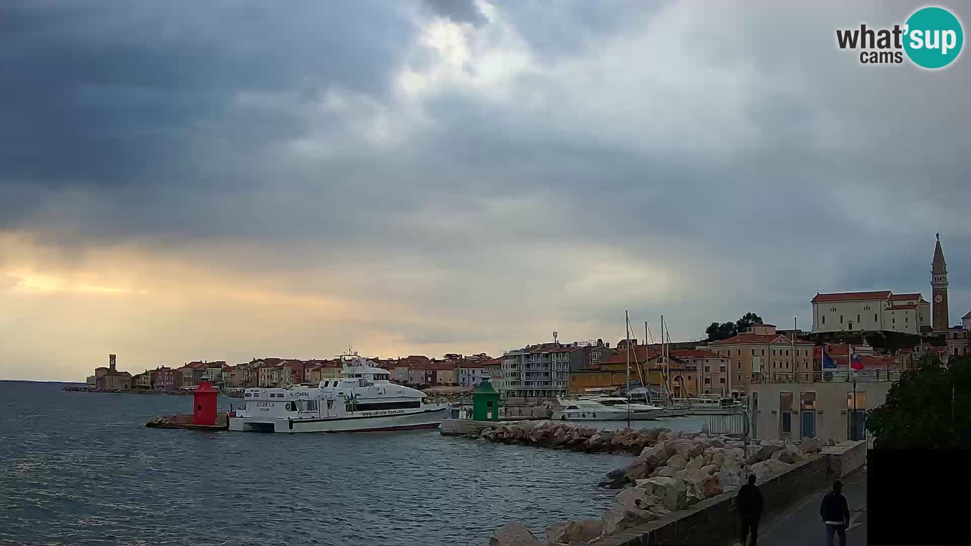 Piran – Pogled proti Punti in Mandraču