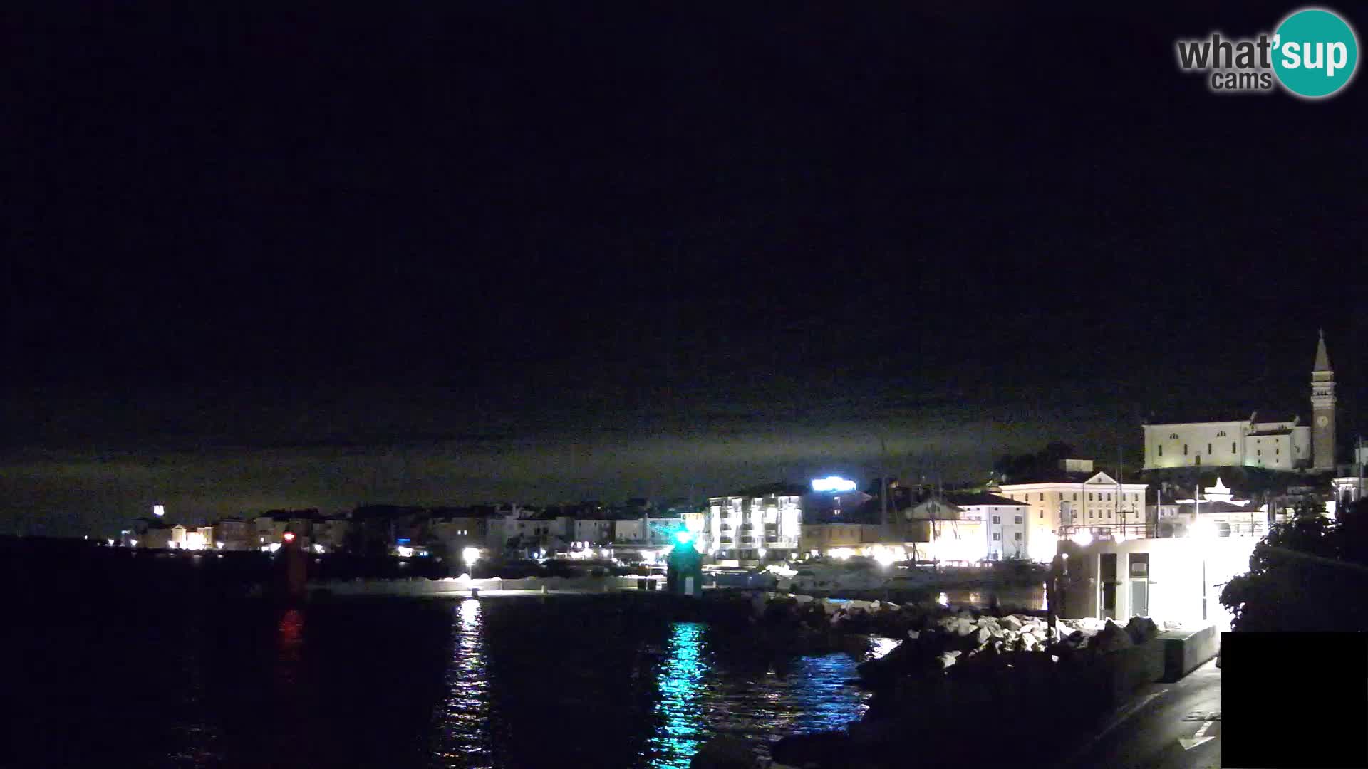 Piran – view to Punta and Mandrač