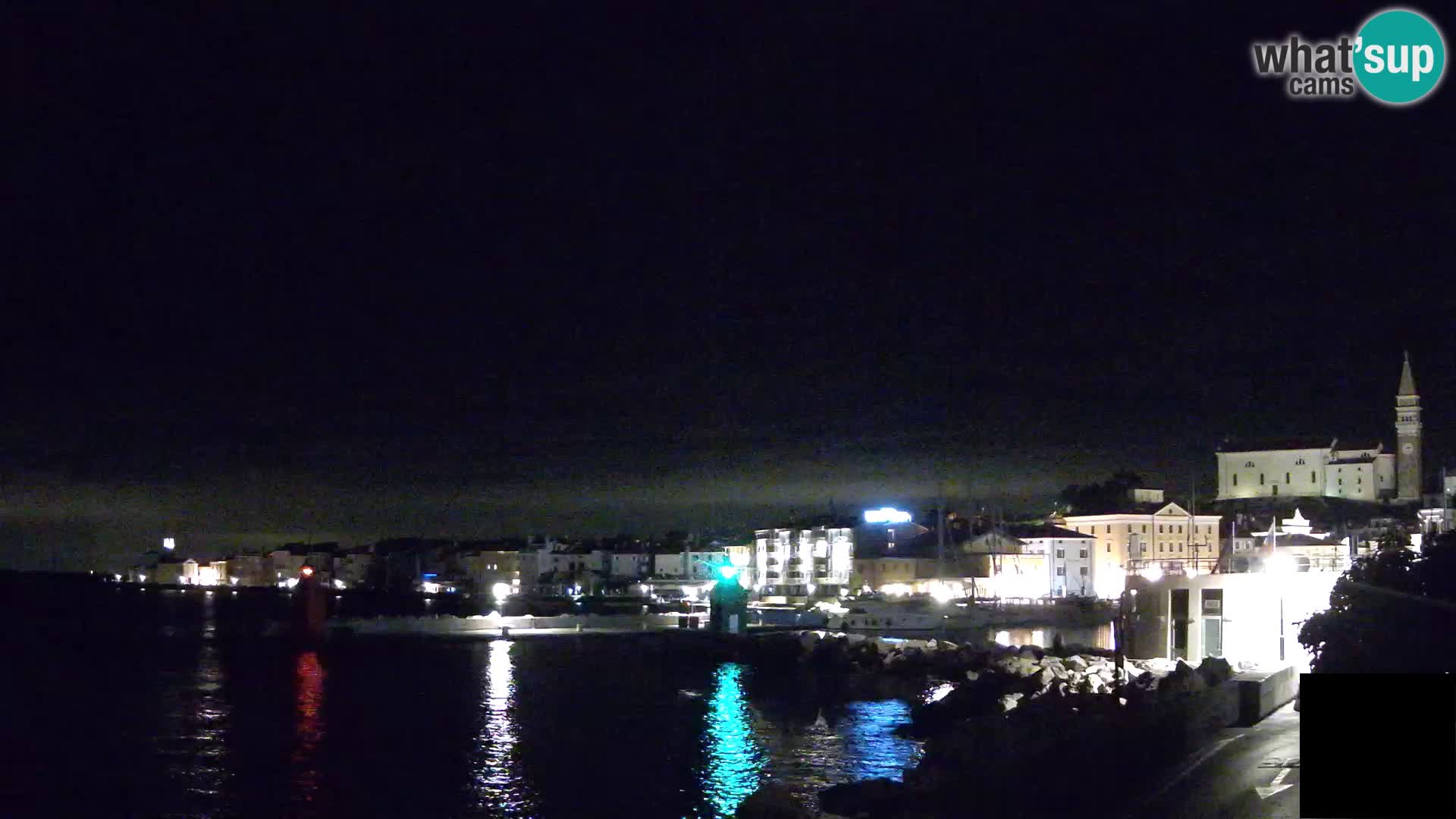 Piran – view to Punta and Mandrač
