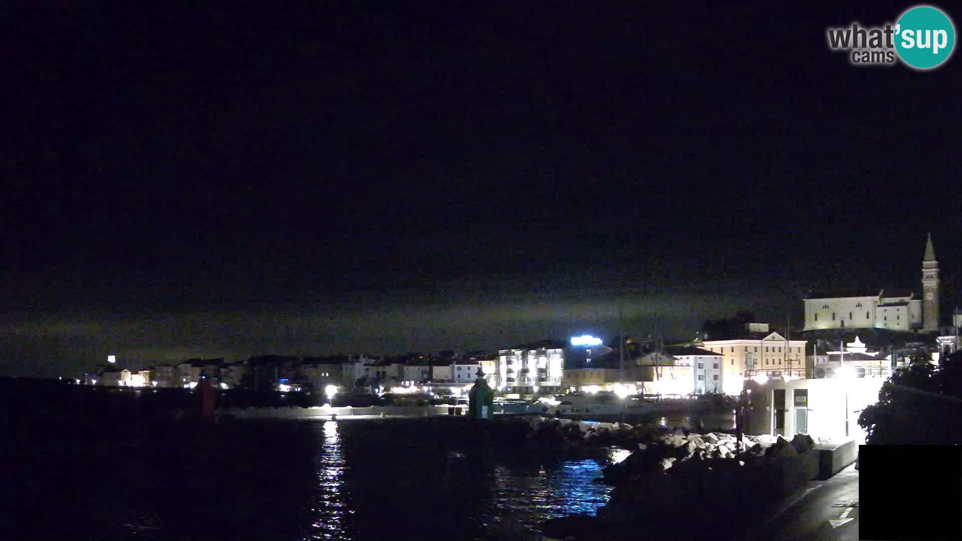 Pirano – vista verso la Punta e il “Mandrač”
