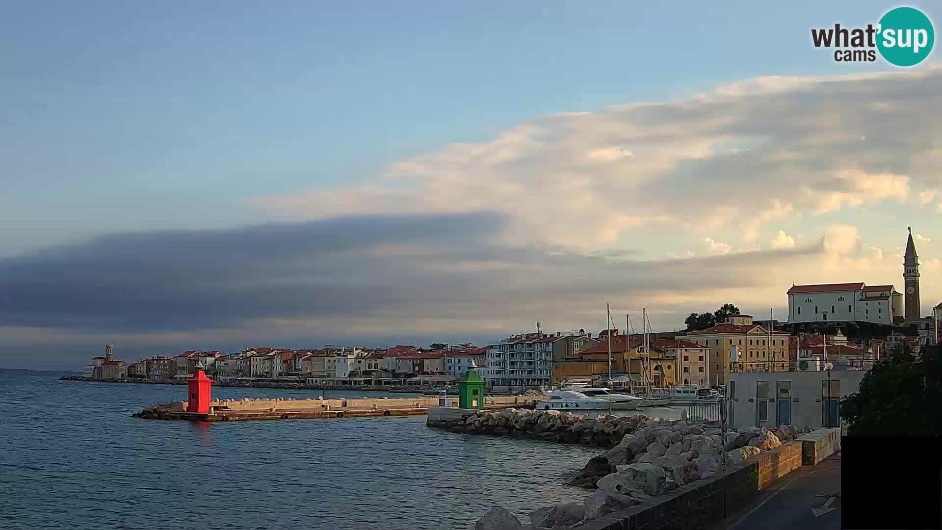 Pirano – vista verso la Punta e il “Mandrač”