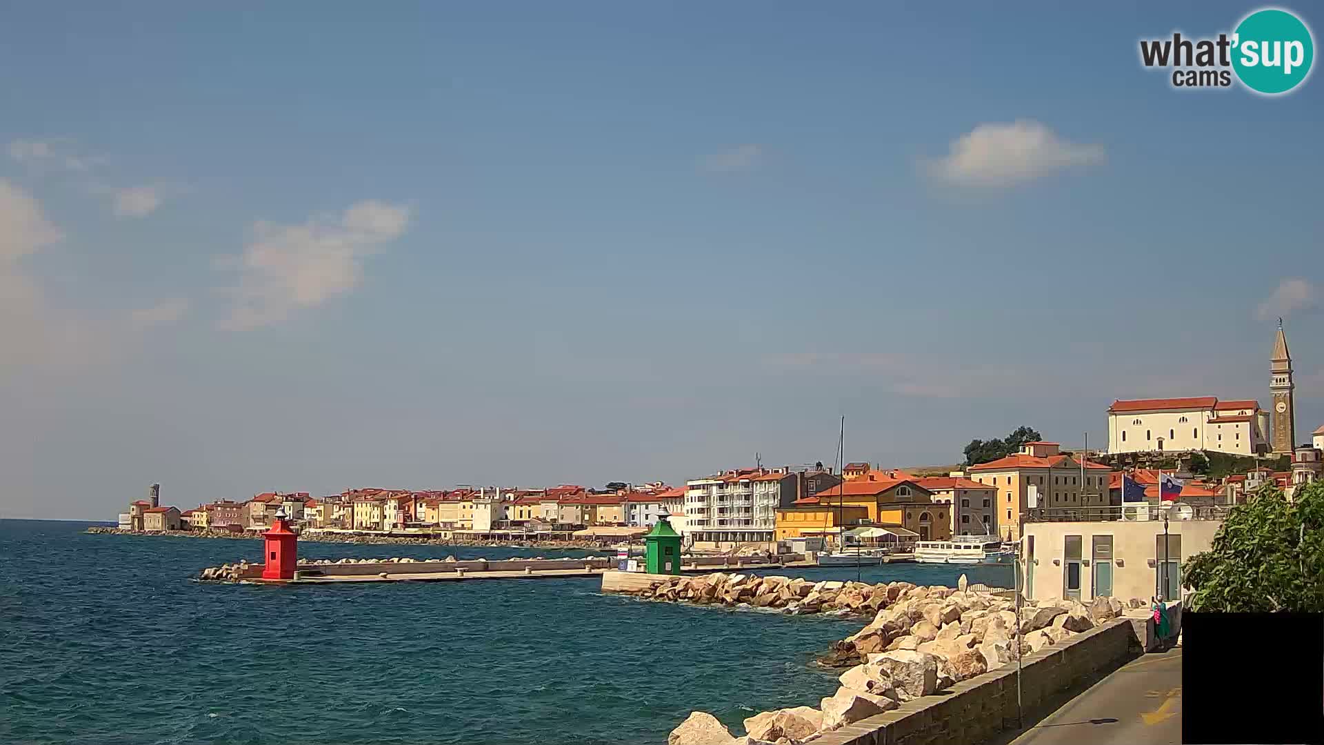 Pirano – vista verso la Punta e il “Mandrač”