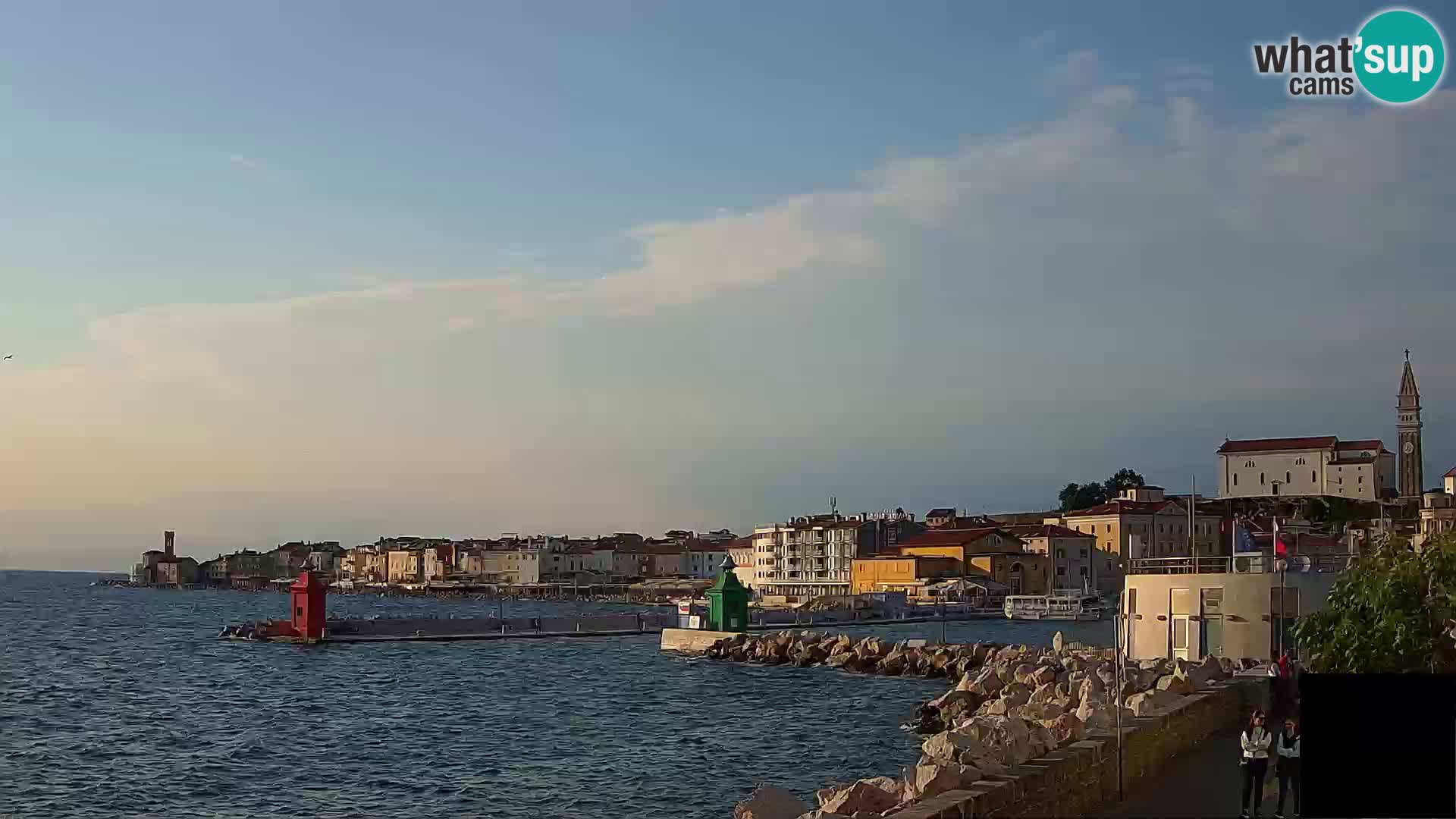 Piran – view to Punta and Mandrač