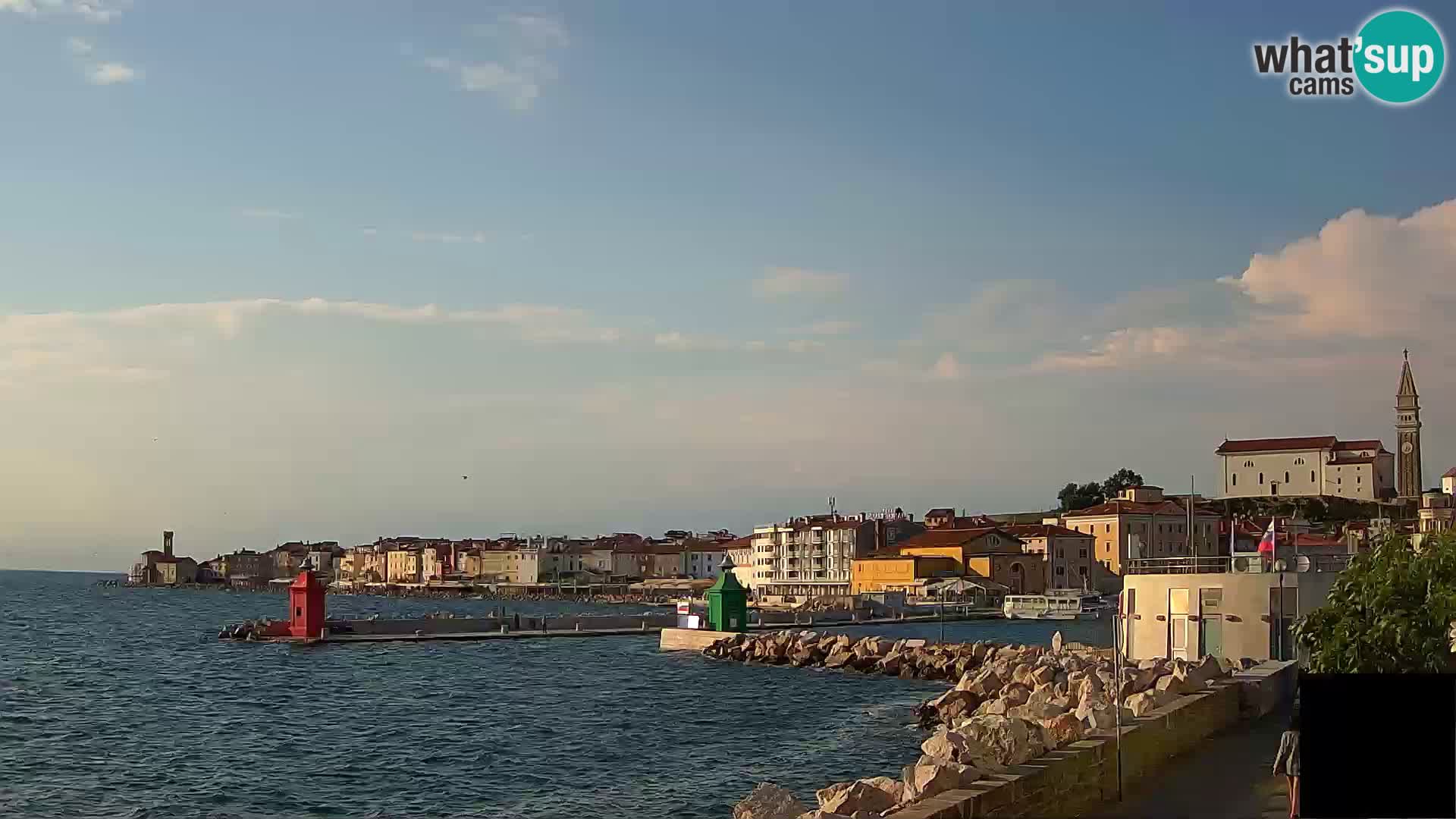 Piran – view to Punta and Mandrač