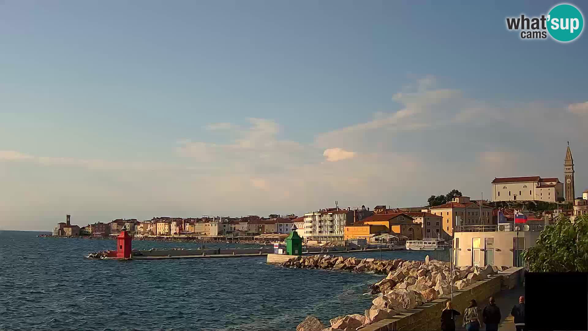 Pirano – vista verso la Punta e il “Mandrač”