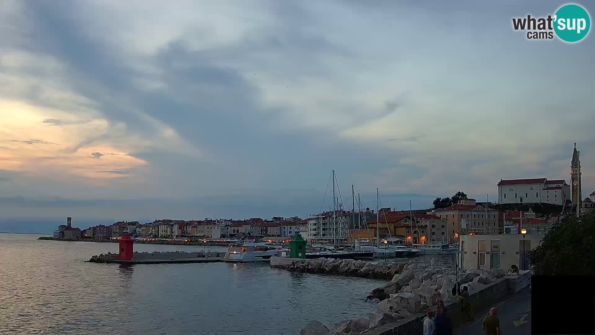 Piran – view to Punta and Mandrač