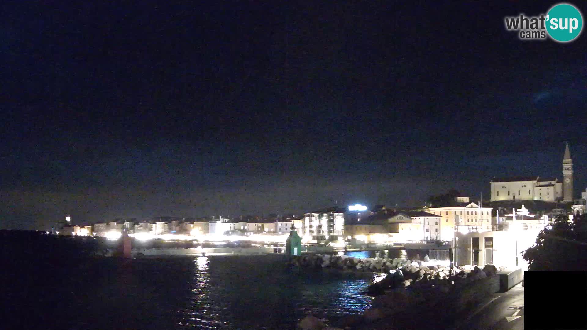 Piran – view to Punta and Mandrač