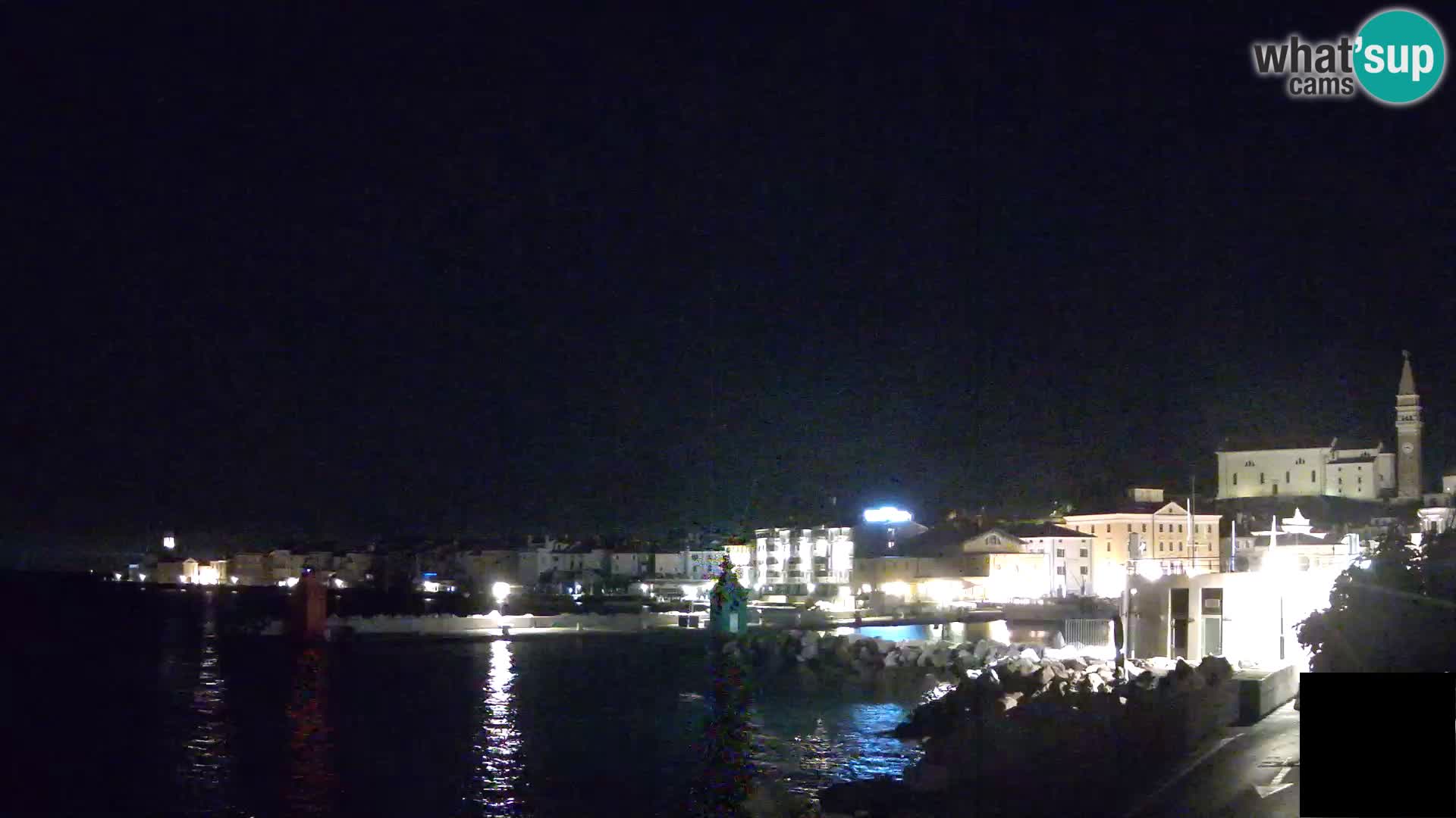 Pirano – vista verso la Punta e il “Mandrač”