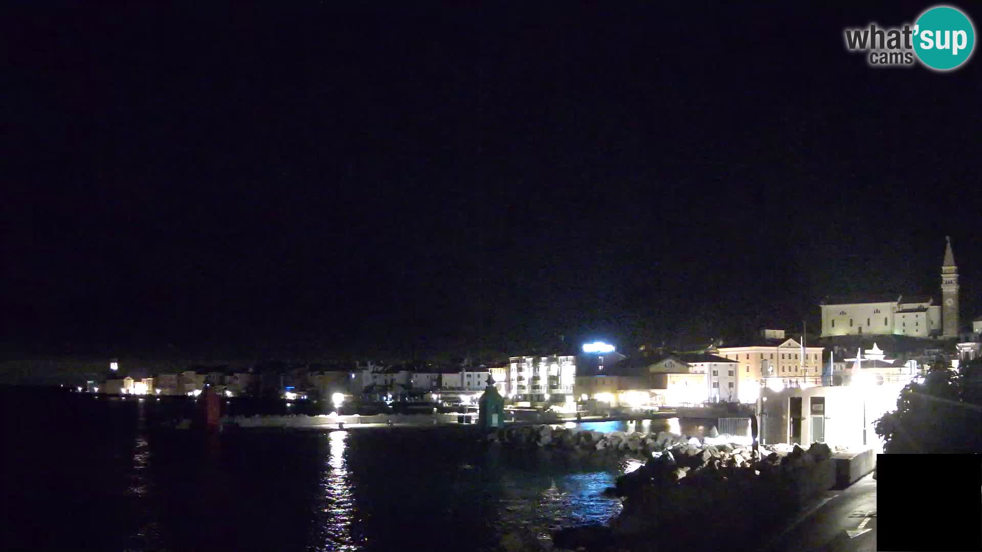 Pirano – vista verso la Punta e il “Mandrač”
