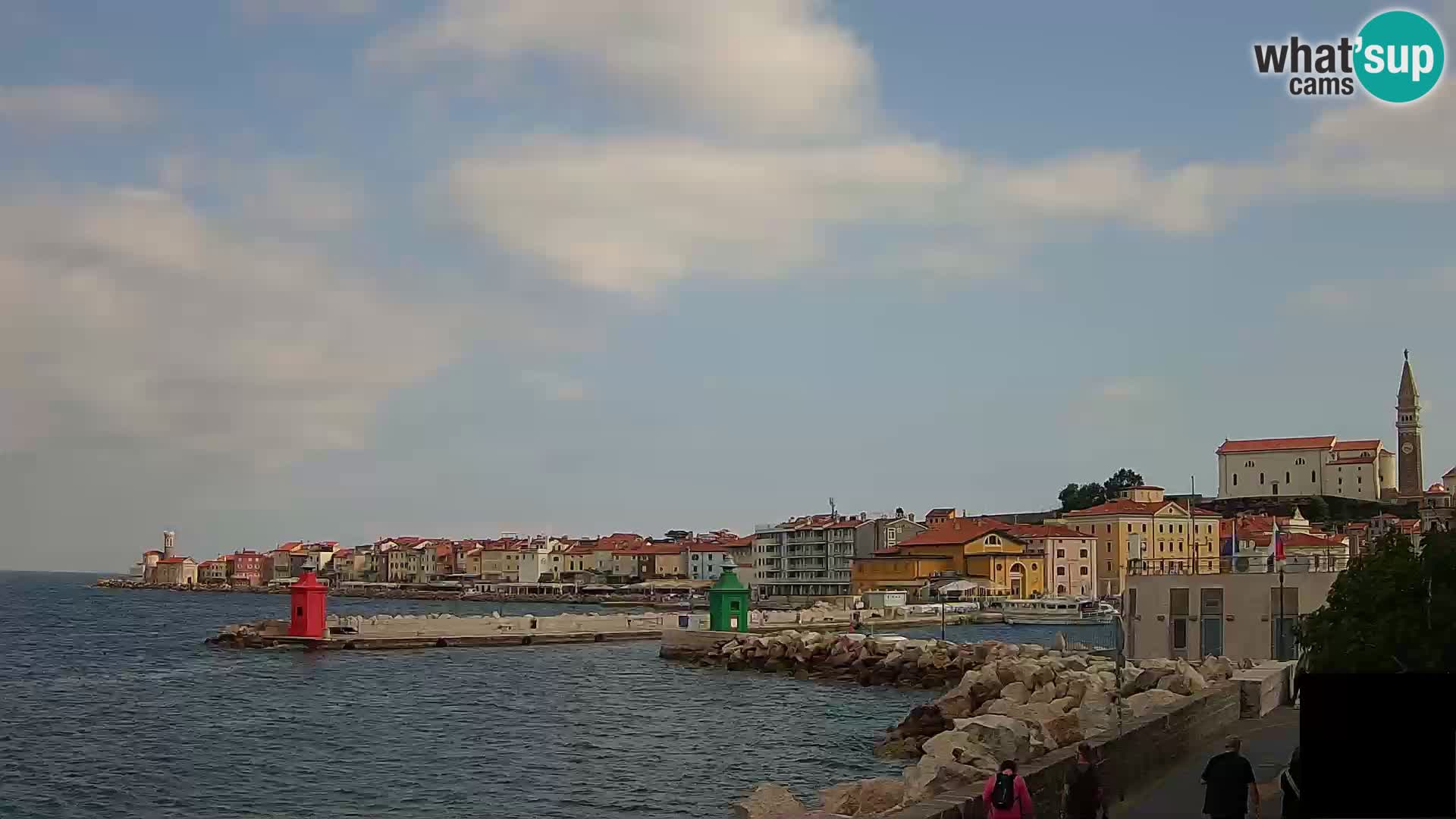 Pirano – vista verso la Punta e il “Mandrač”