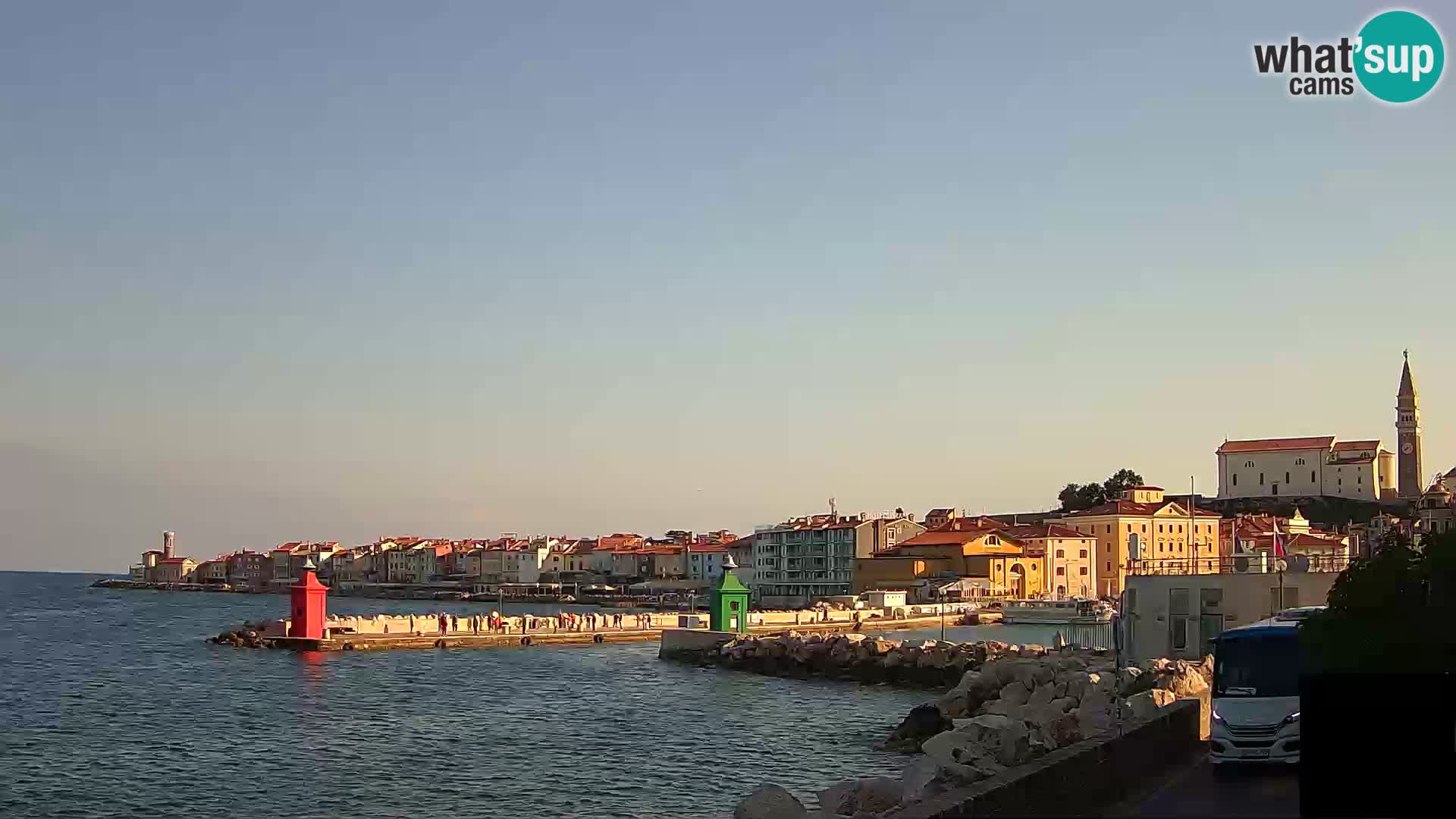 Piran – Pogled proti Punti in Mandraču