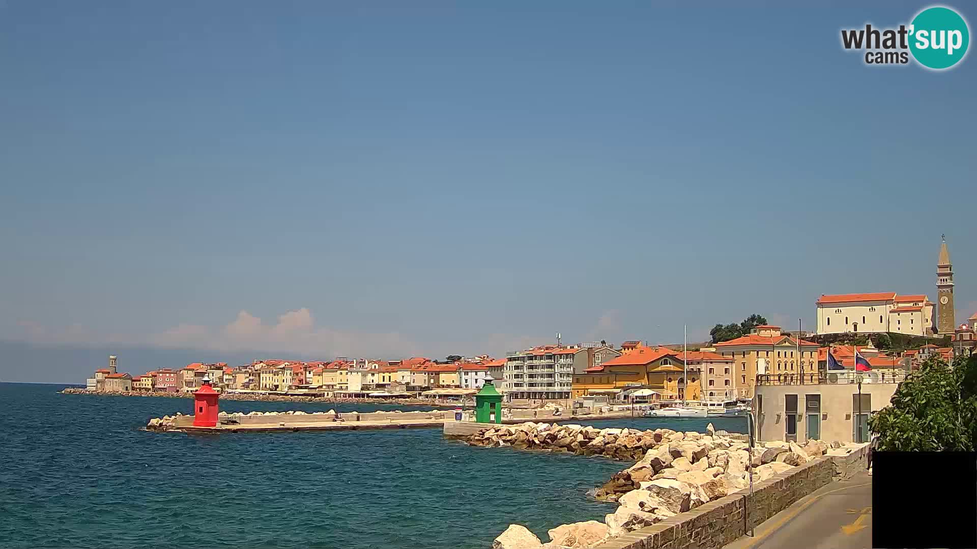 Piran – Pogled proti Punti in Mandraču